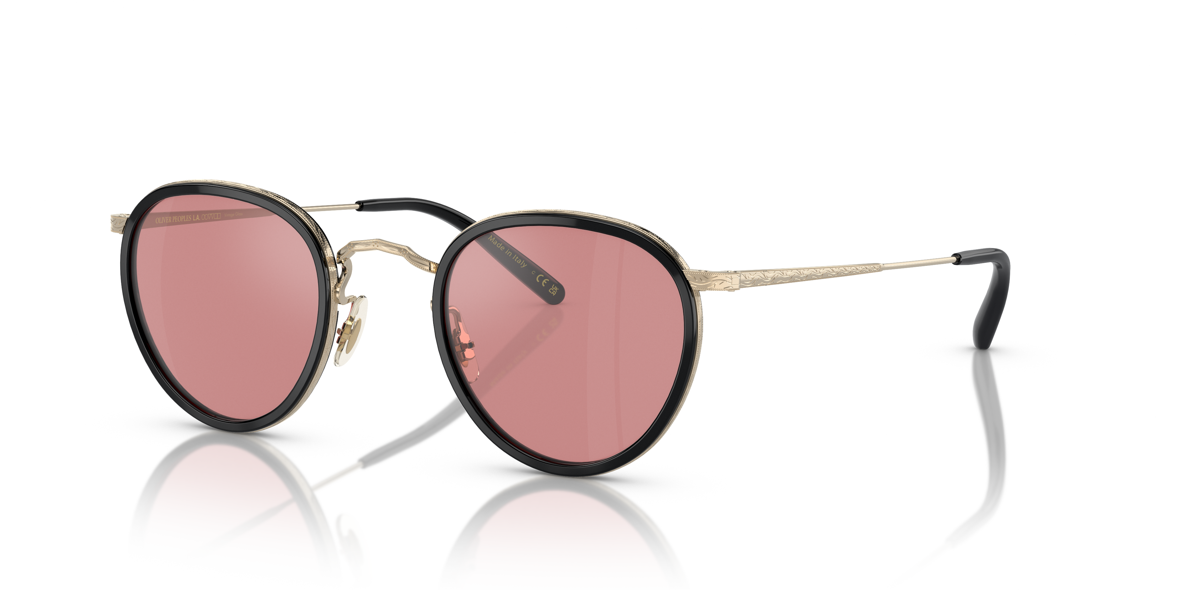 Oliver Peoples MP-2 Sun with Black/Gold frame and Magenta