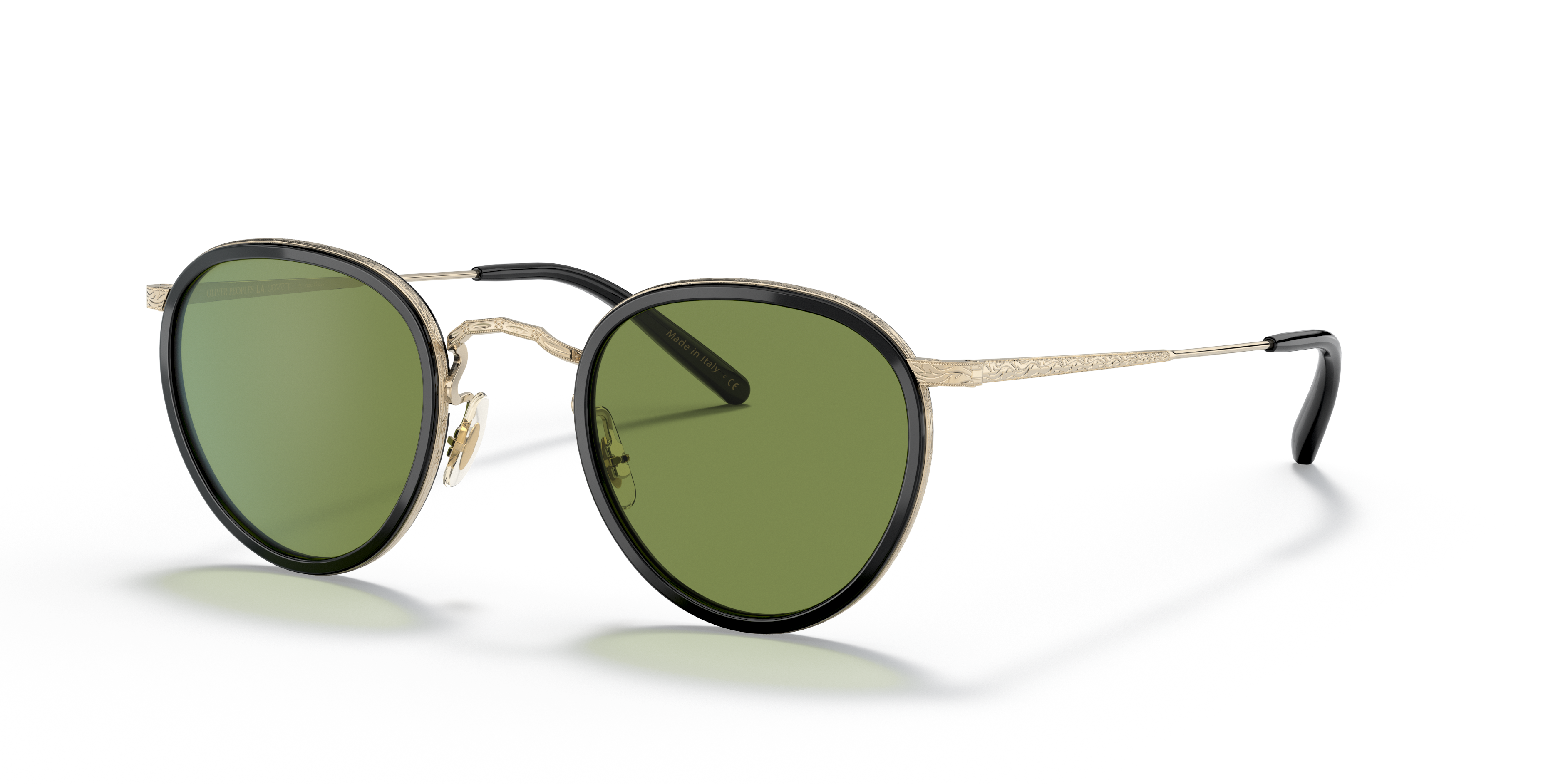 OLIVER PEOPLES 00002 MP-2 Limited 雅 Oliver Peoples MP-2 Sun Exclusive with Black/Gold frame and Green