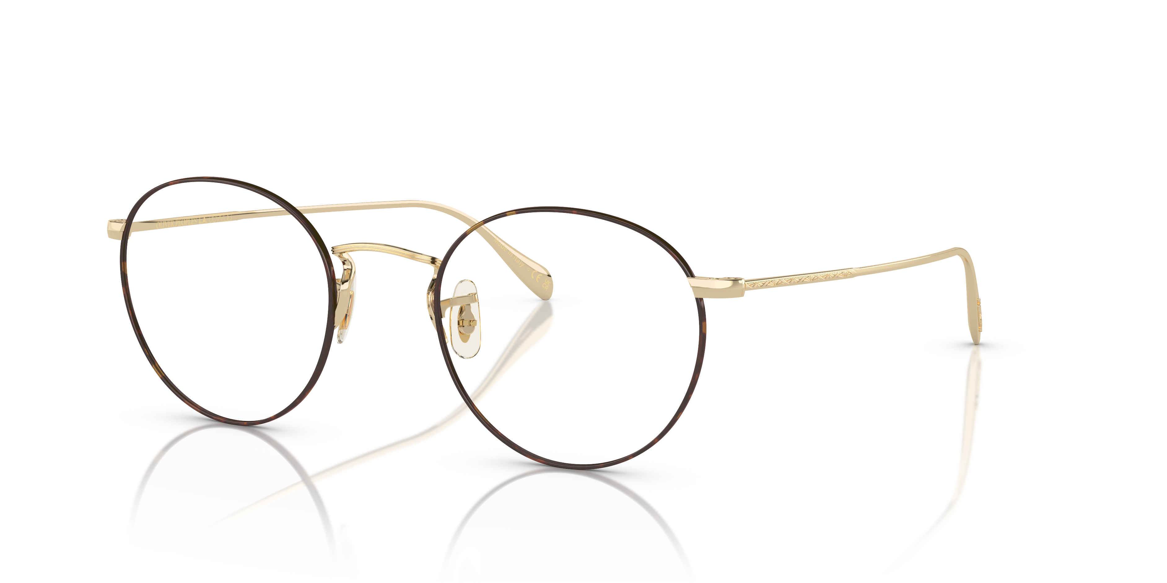Oliver Peoples Coleridge with Soft Gold/Amber DTBK Foil frame