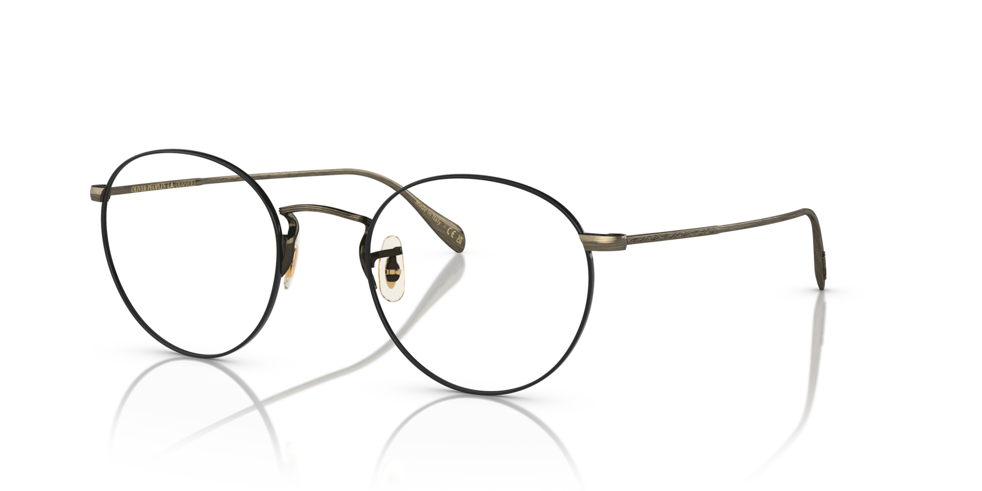 Oliver Peoples Coleridge with New Antique Gold/Black frame