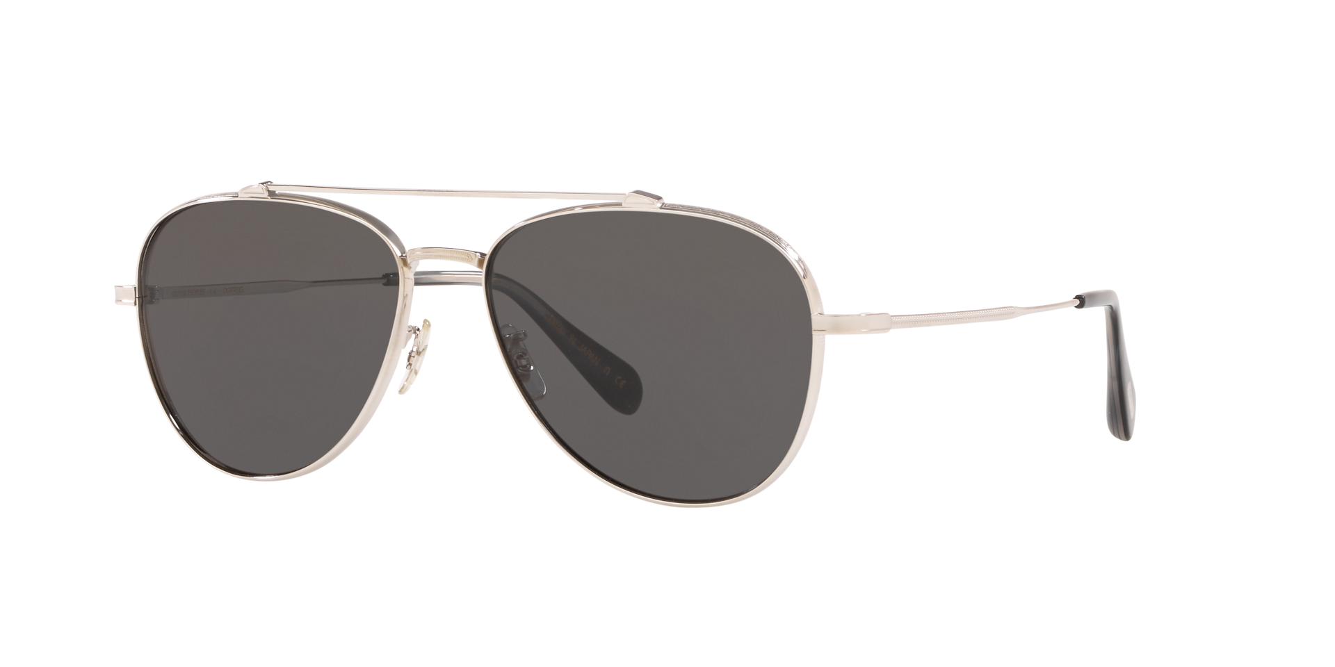 Oliver Peoples Rikson with Silver frame and Grey lenses | Oliver
