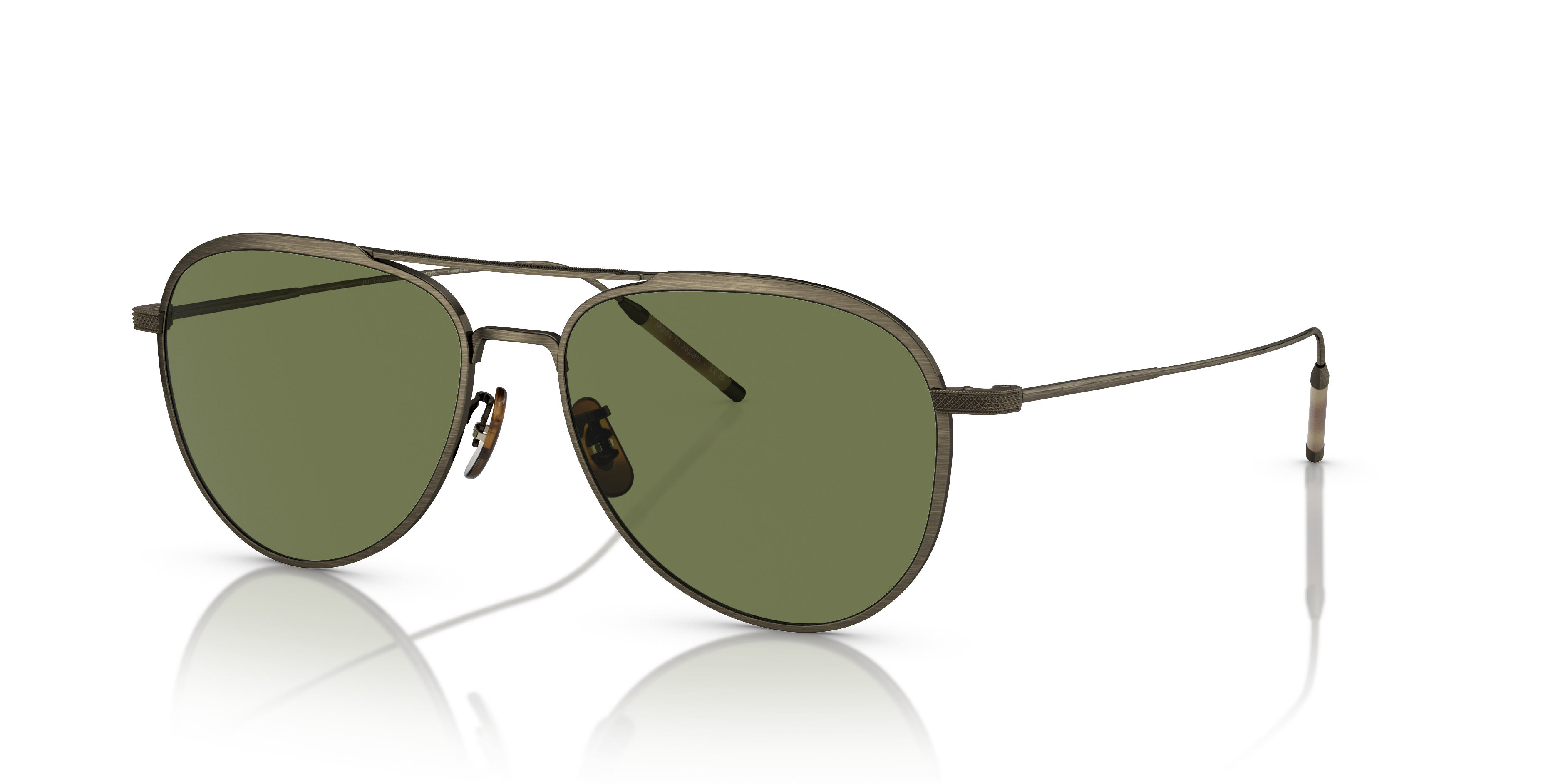 サンゴールドクリスタルヒーター Oliver Peoples Dresner with Gold frame and Midnight Express Polar