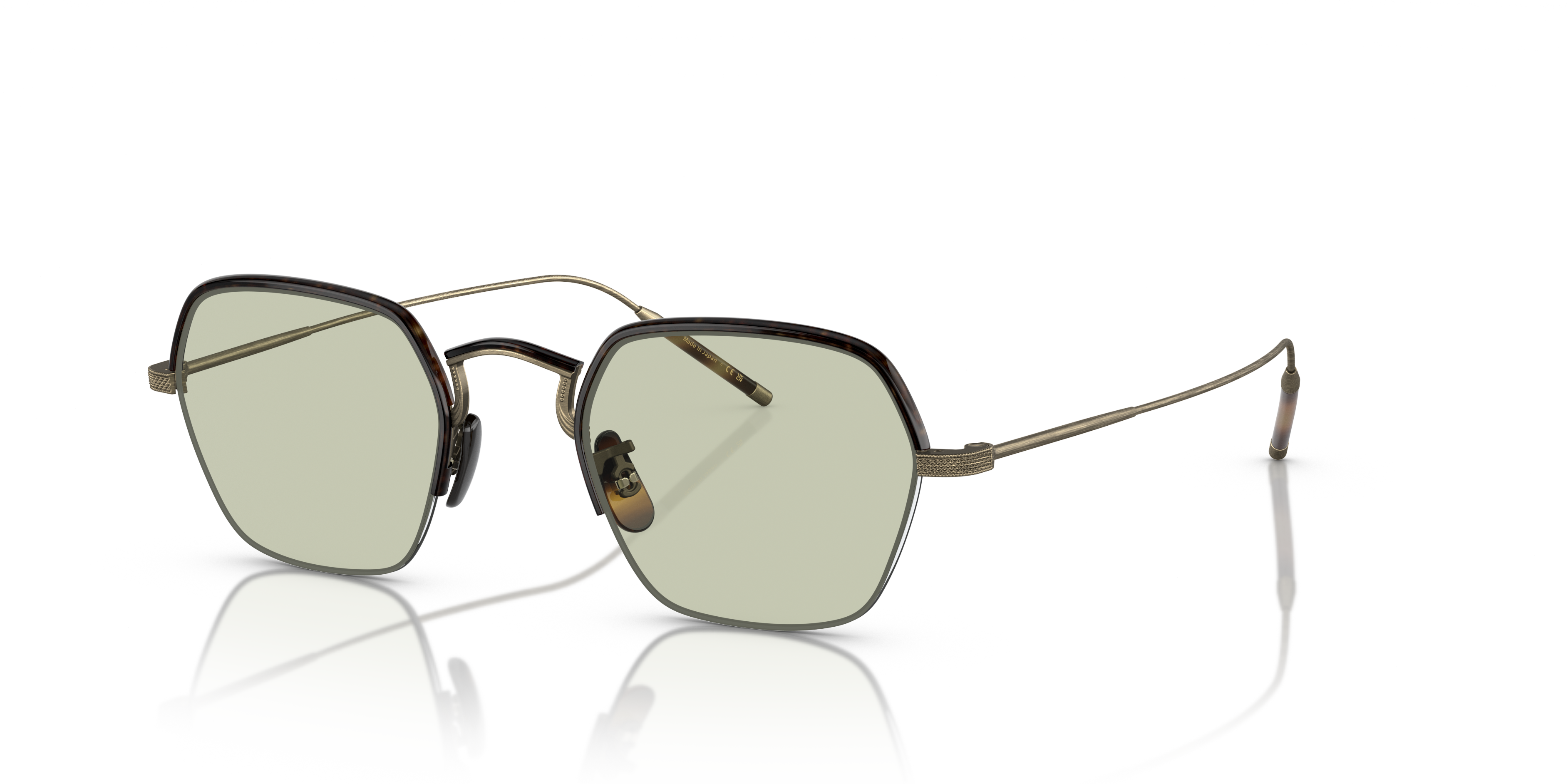 Oliver Peoples TK-7 with Antique Gold/Dark Tortoise frame | Oliver