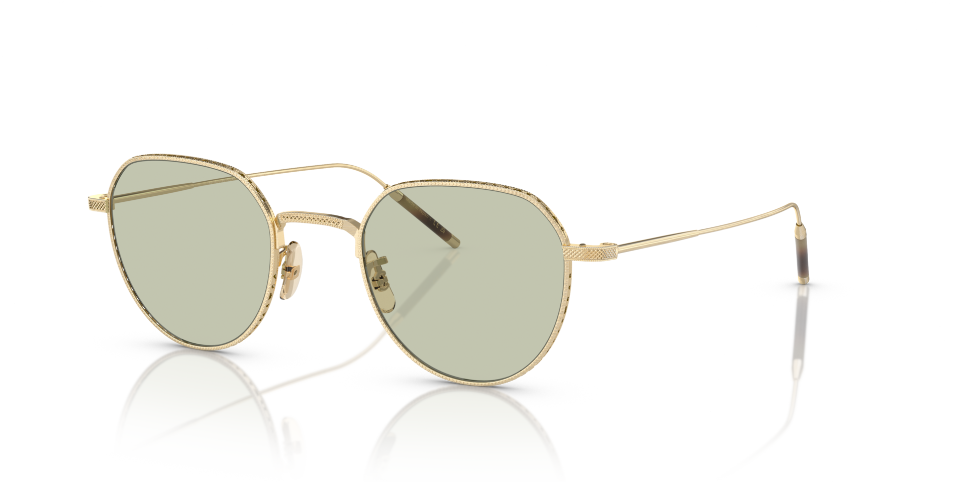 Oliver Peoples TK-4 with Brushed Gold frame | Oliver Peoples® US