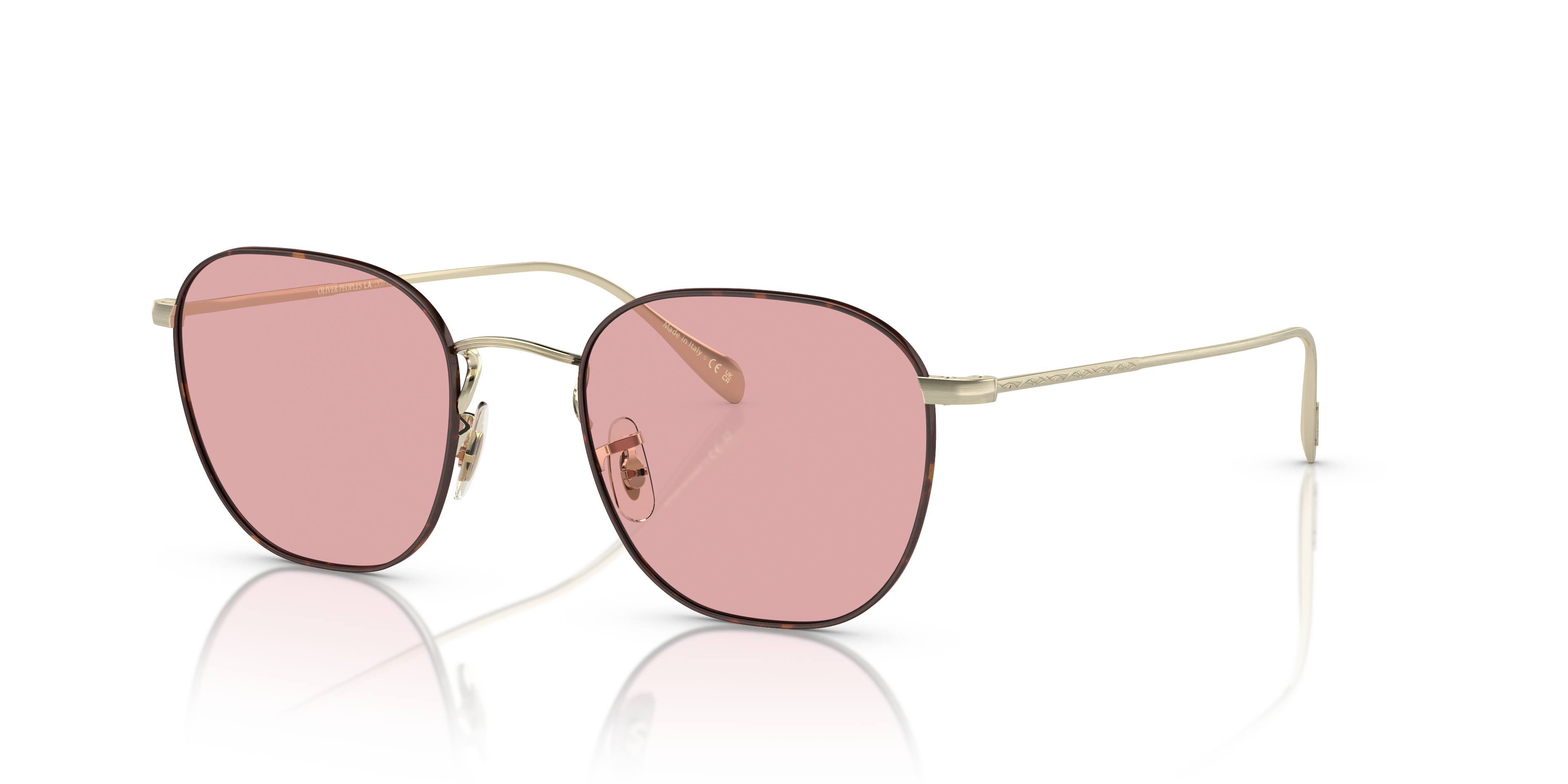 Oliver Peoples Clyne with Brushed Gold/Tortoise frame | Oliver