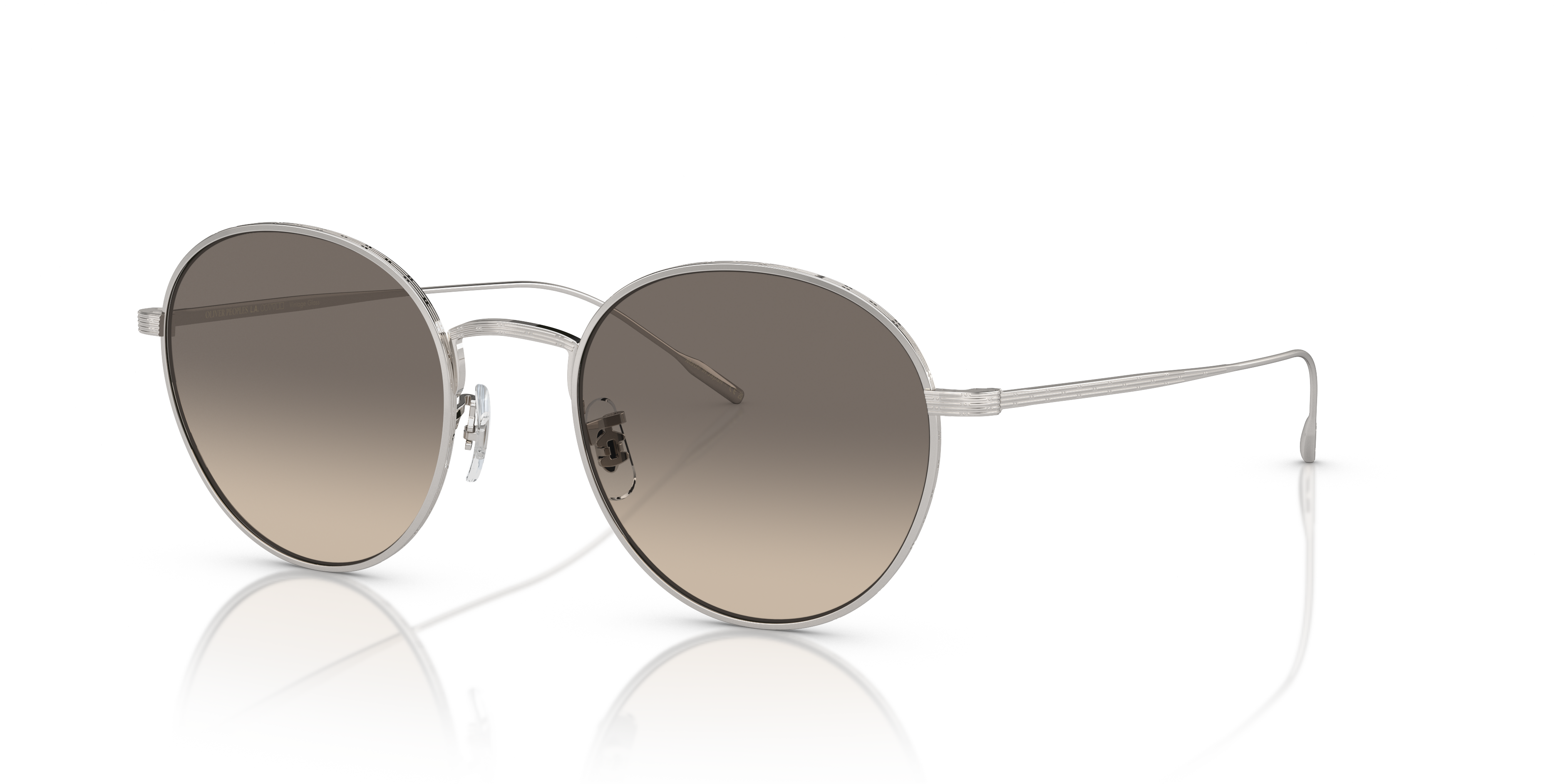 Oliver Peoples Altair with Silver frame and Shale Gradient lenses