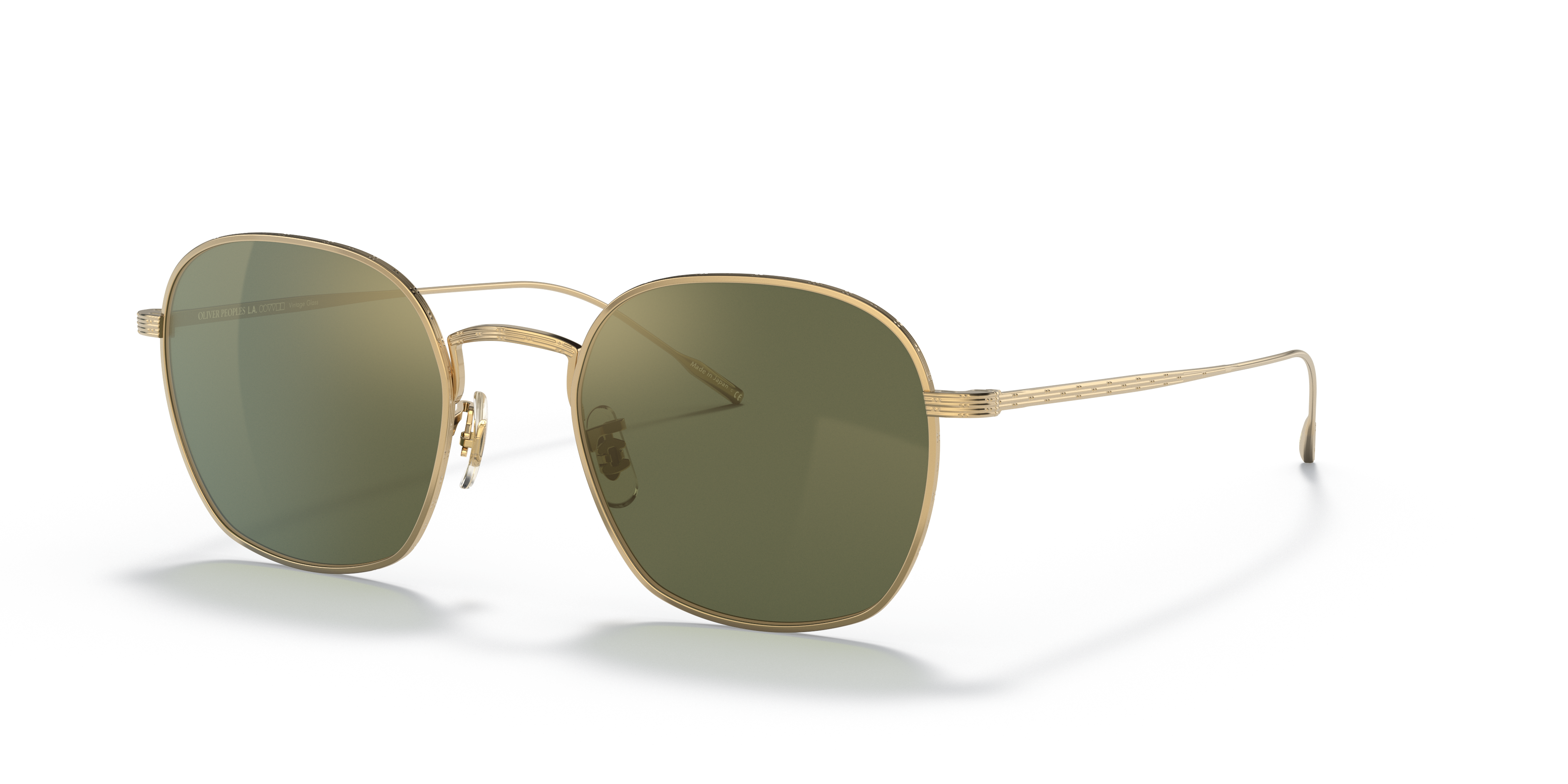 Oliver Peoples Adès with Gold frame and G15 Goldtone lenses