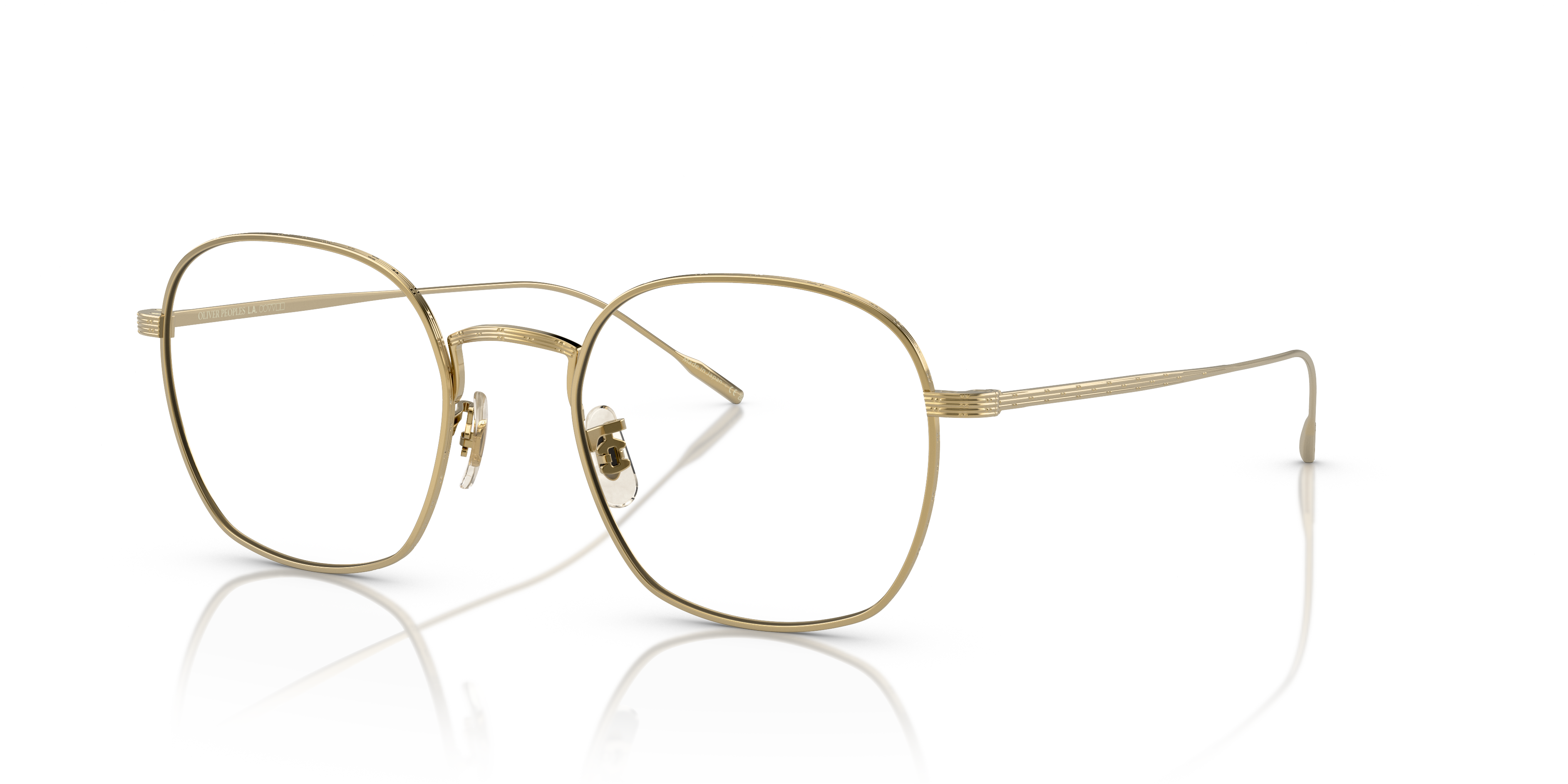 Oliver Peoples Adès with Gold frame and Blue-Violet Light Filter