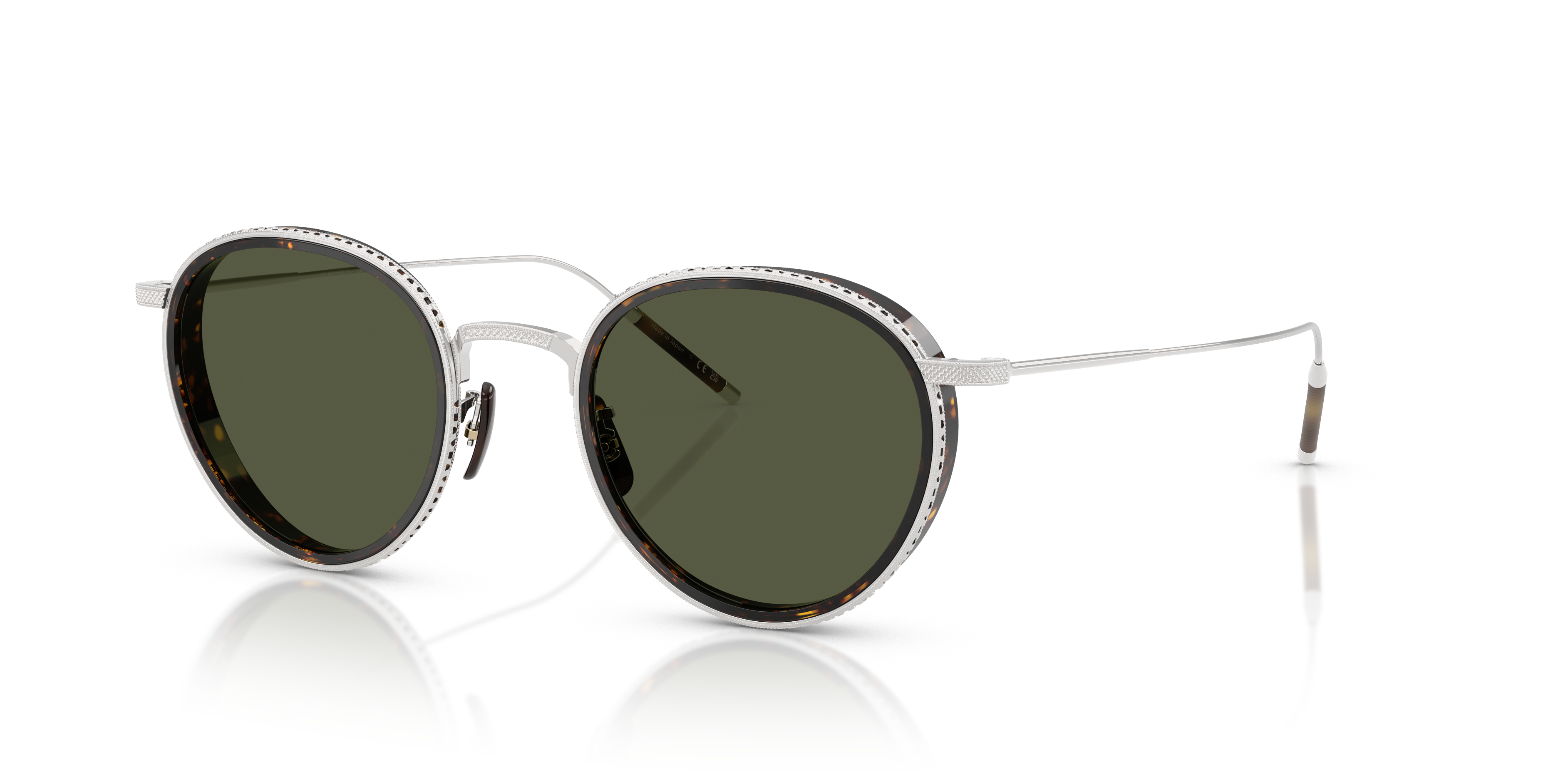 Oliver Peoples TK-8 Sun Gold Plated with 18k White Gold Plated