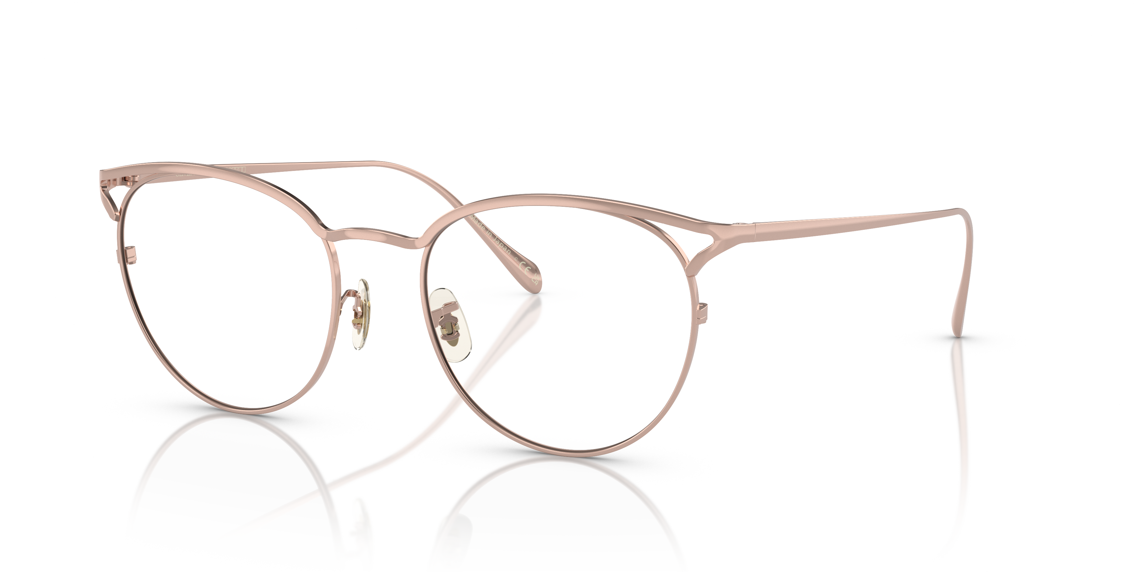 Oliver Peoples Aviara with Brushed Rose Gold frame | Oliver
