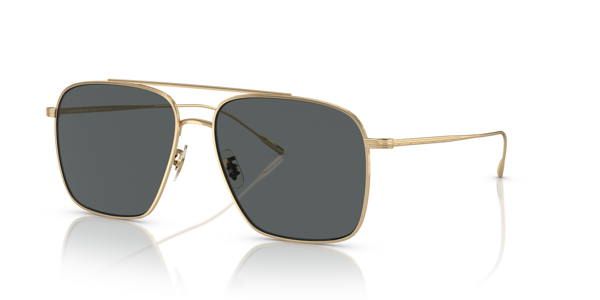 Oliver Peoples Dresner with Gold frame and Midnight Express