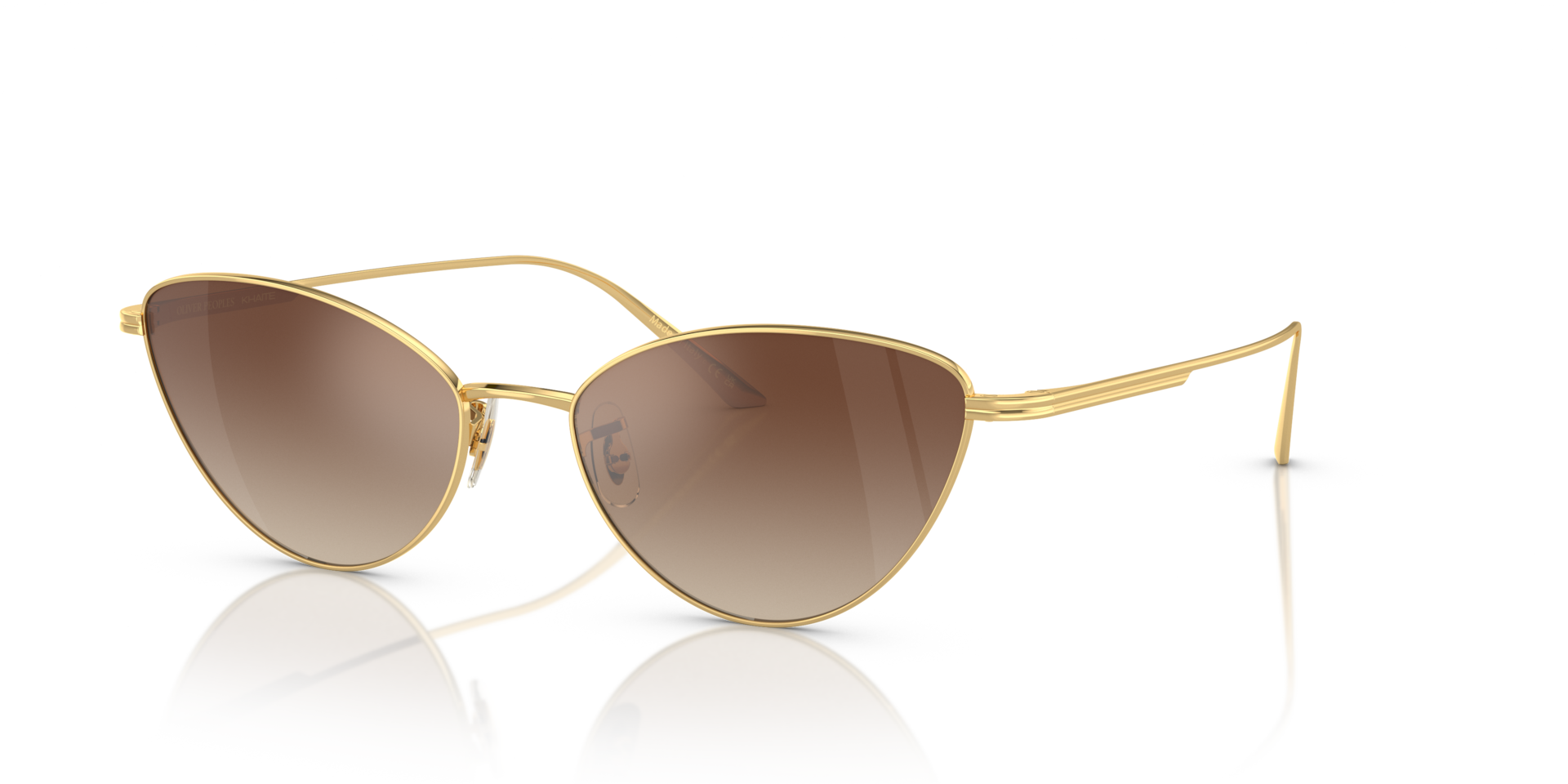 Oliver Peoples 1998C with Gold frame and Dark Brown Gradient