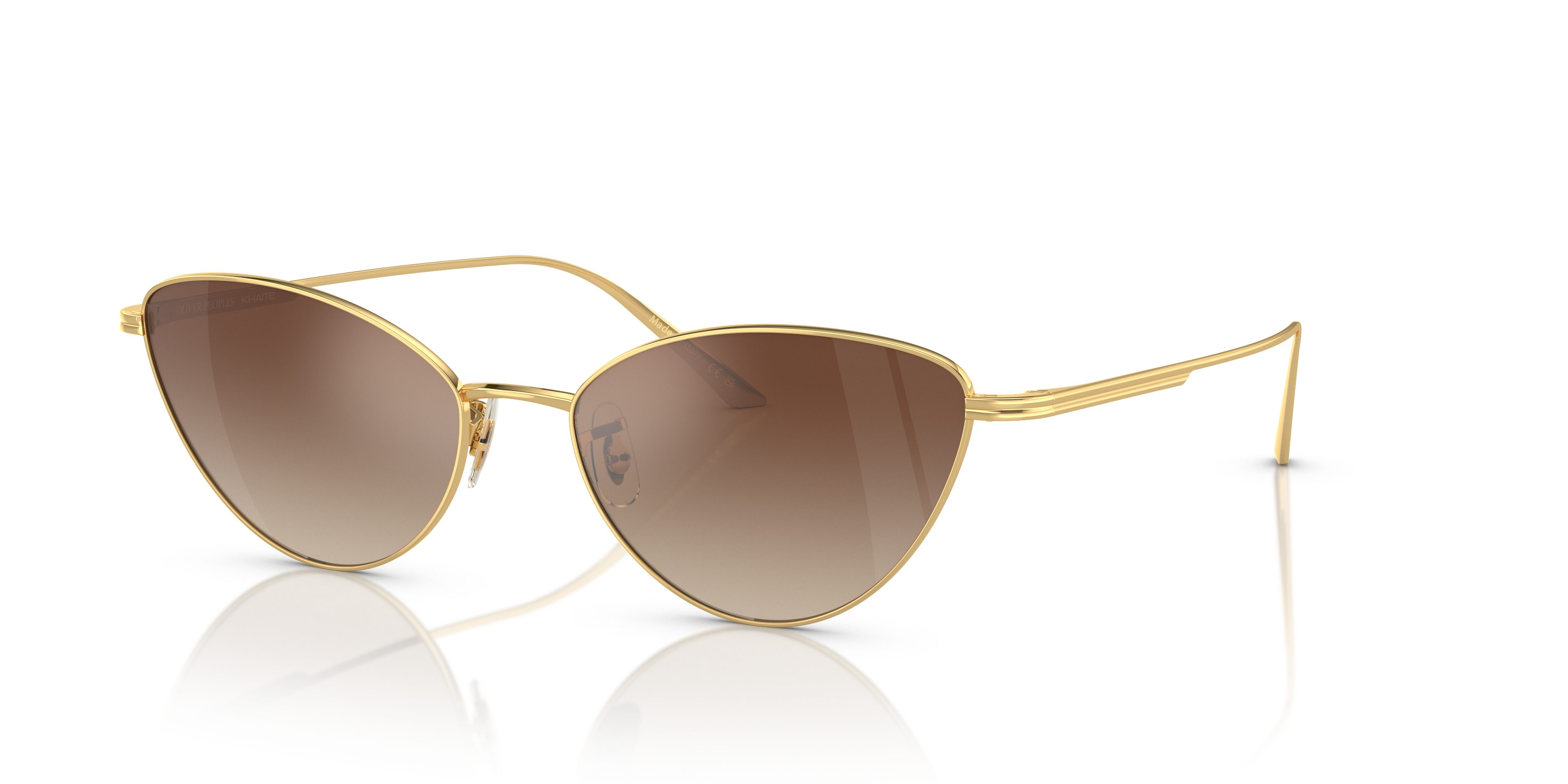 Oliver Peoples 1998C with Gold frame and Dark Brown Gradient