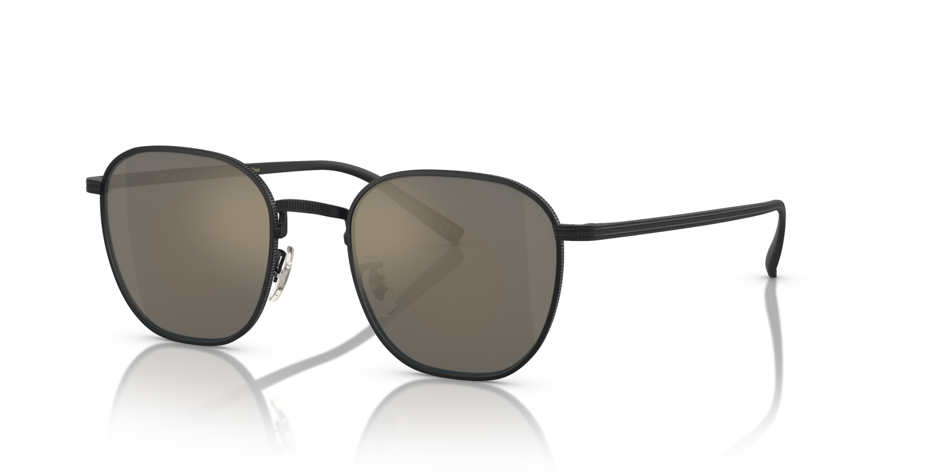 Oliver Peoples Rynn with Matte Black frame and Grey Goldtone