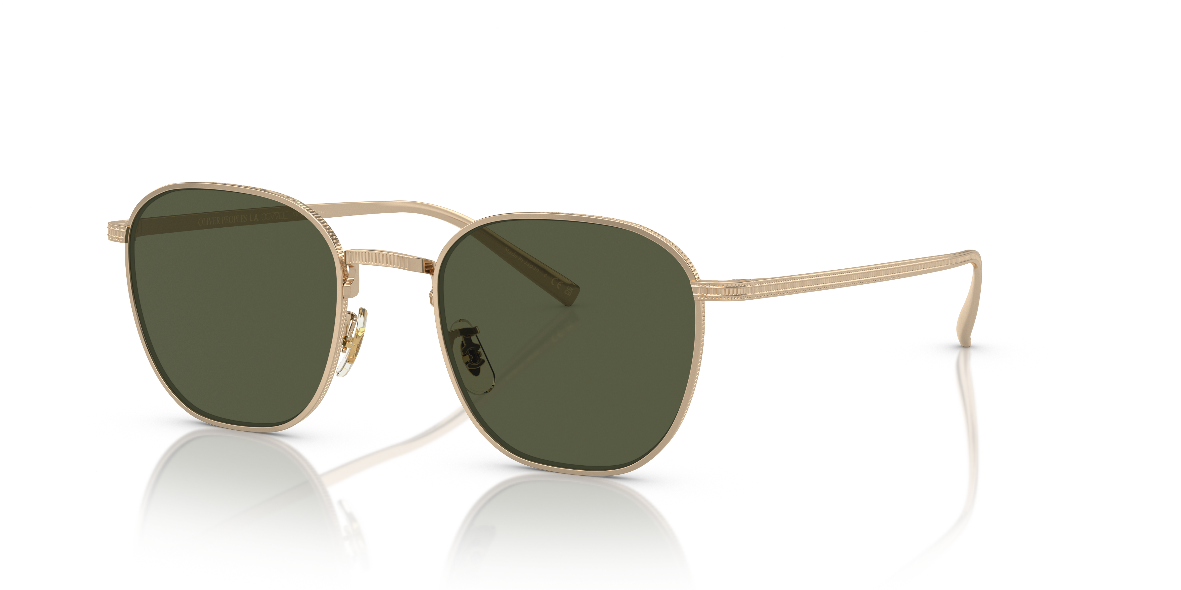 Oliver Peoples Rynn with Gold frame and G-15 lenses | Oliver