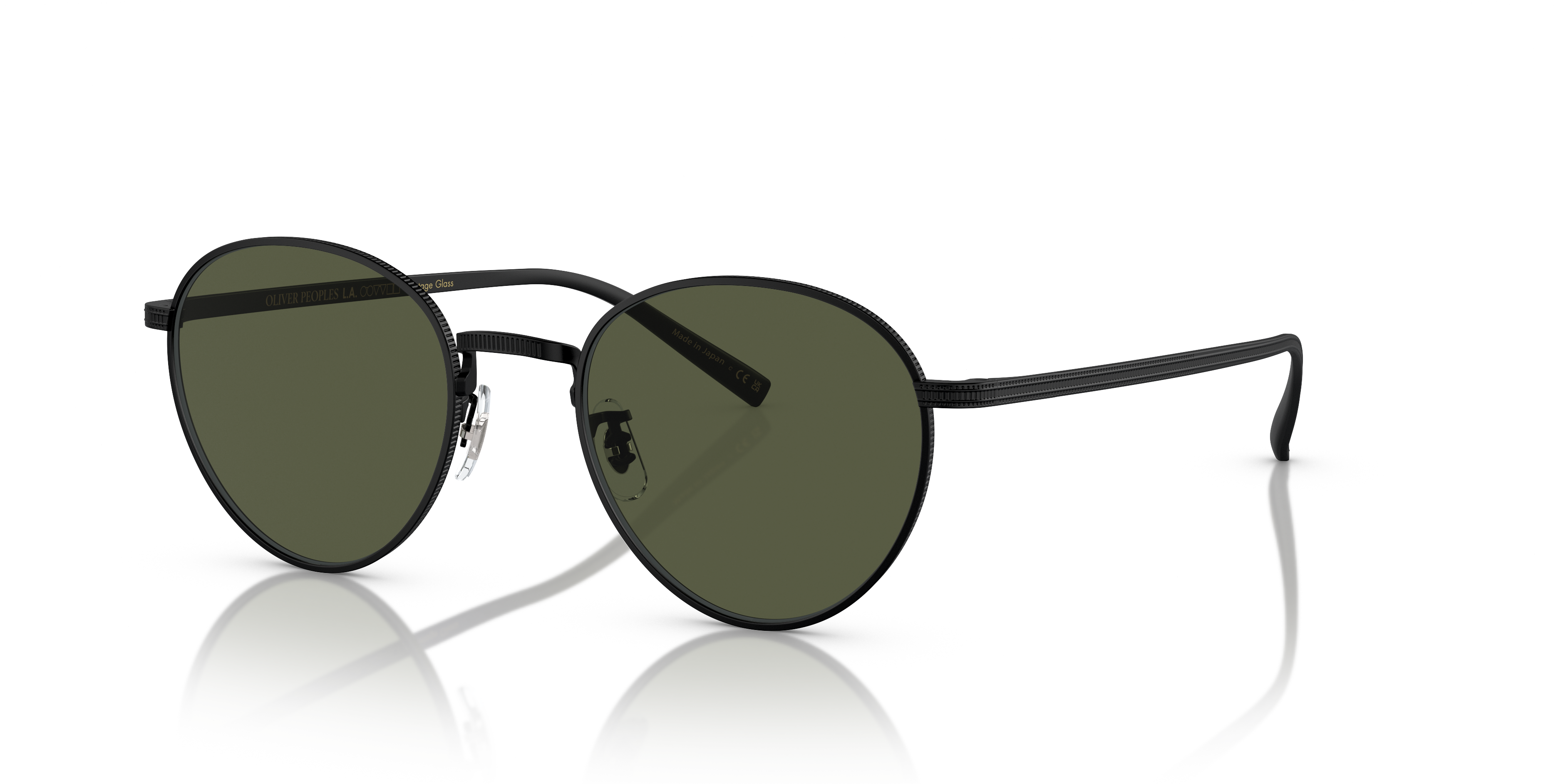michi_OLIVER PEOPLES王道ボストンタイプDELRAYデル Oliver Peoples Rhydian with Matte Black frame and G-15 lenses