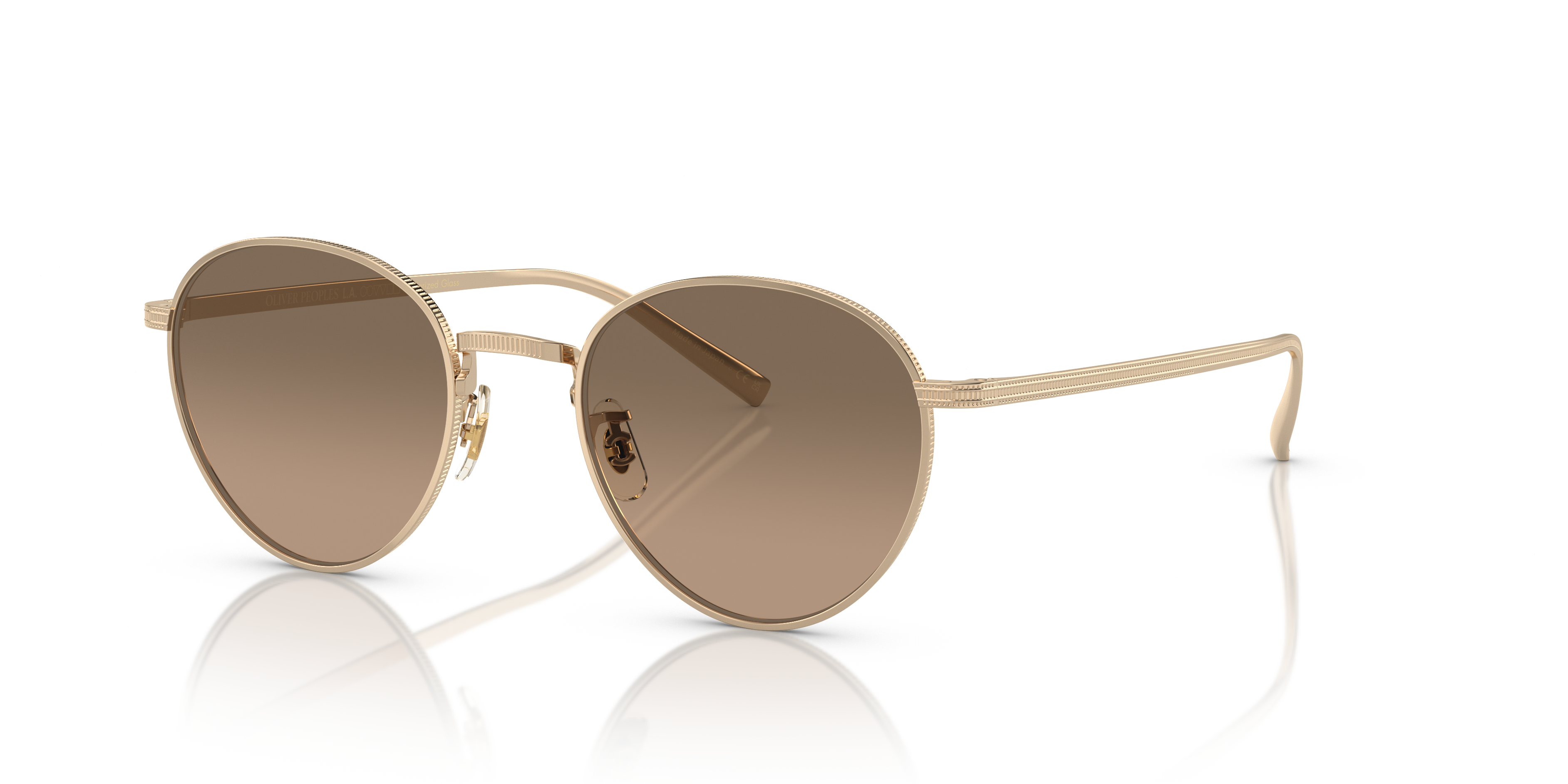 Oliver Peoples Rhydian with Gold frame and Sandstone Gradient