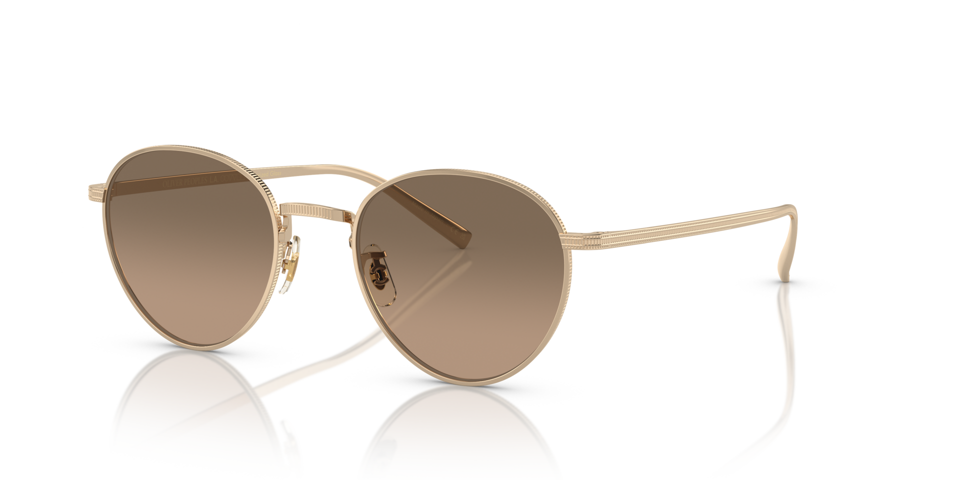Oliver Peoples Rhydian with Gold frame and Sandstone Gradient