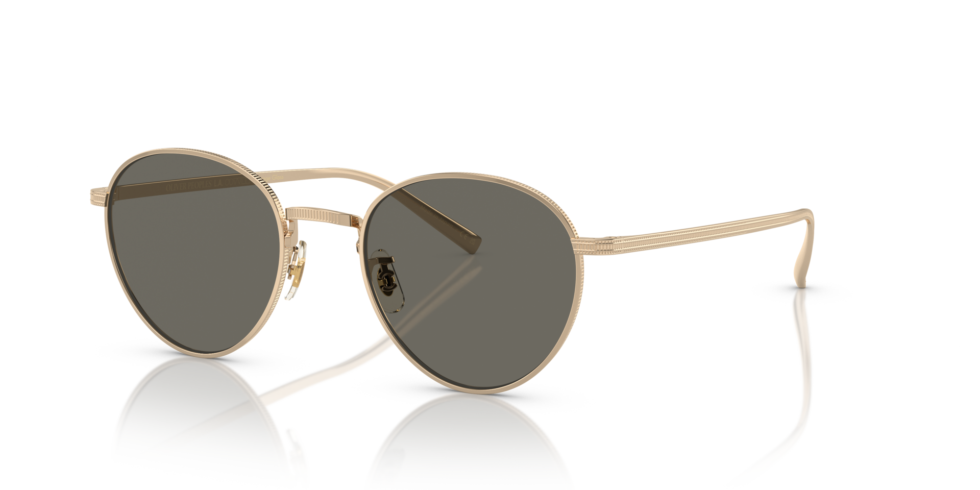Oliver Peoples Rhydian with Gold frame and Carbon Grey lenses