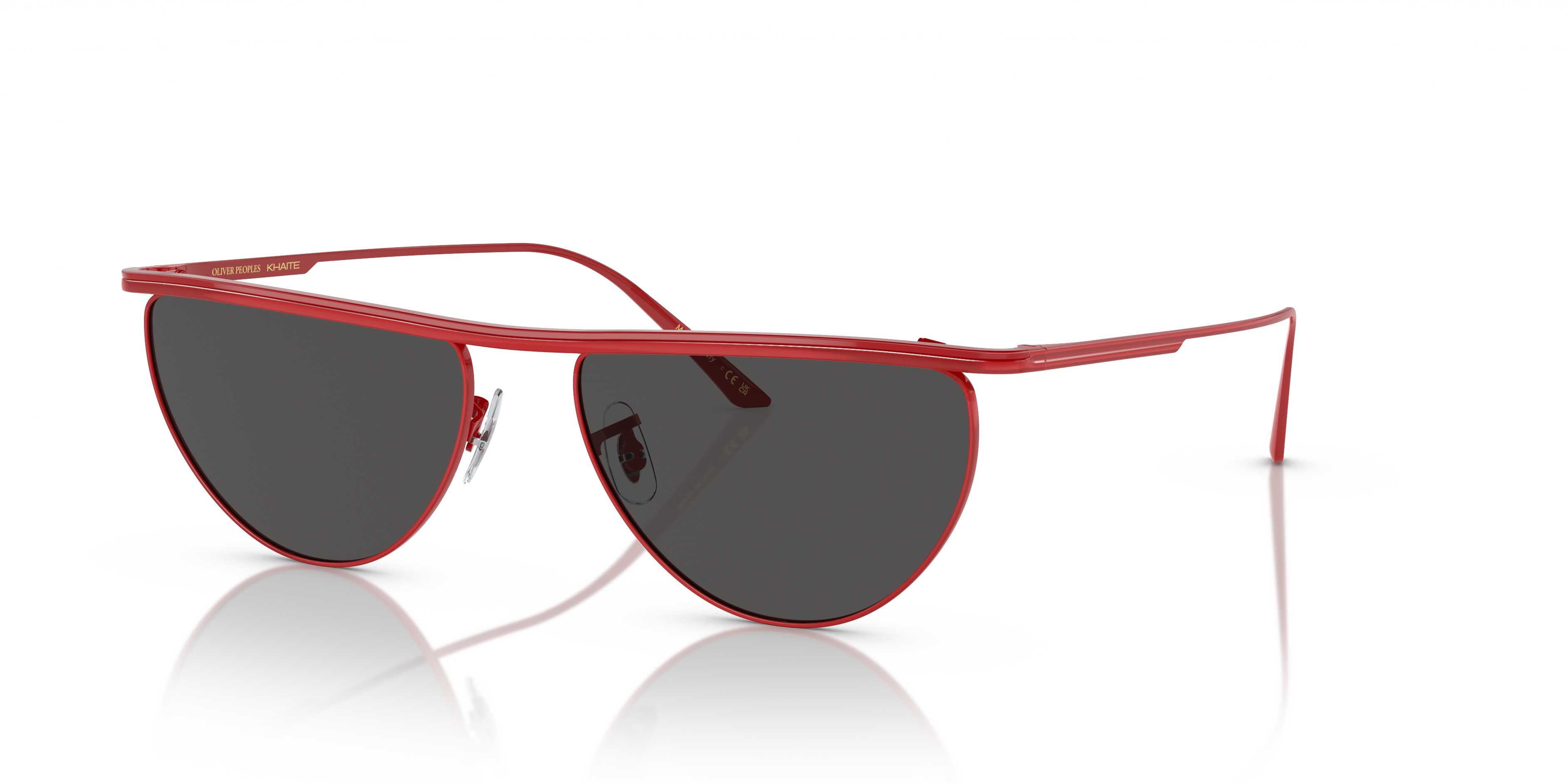 KHAITE × OLIVER PEOPLES サングラスRED Oliver Peoples 1984C with Red frame and Grey lenses | Oliver