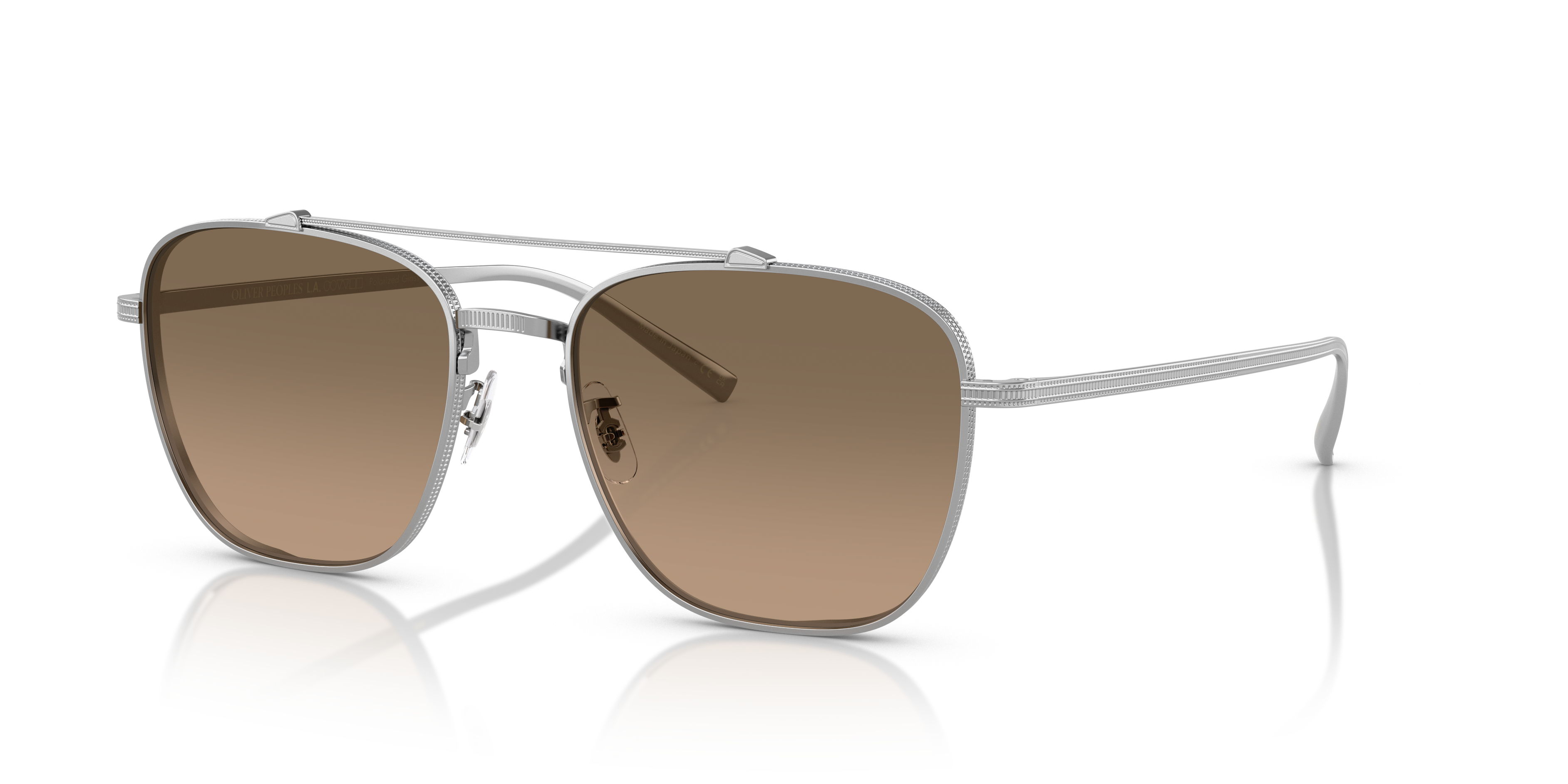 Oliver Peoples Avison with Silver frame and Sandstone Gradient