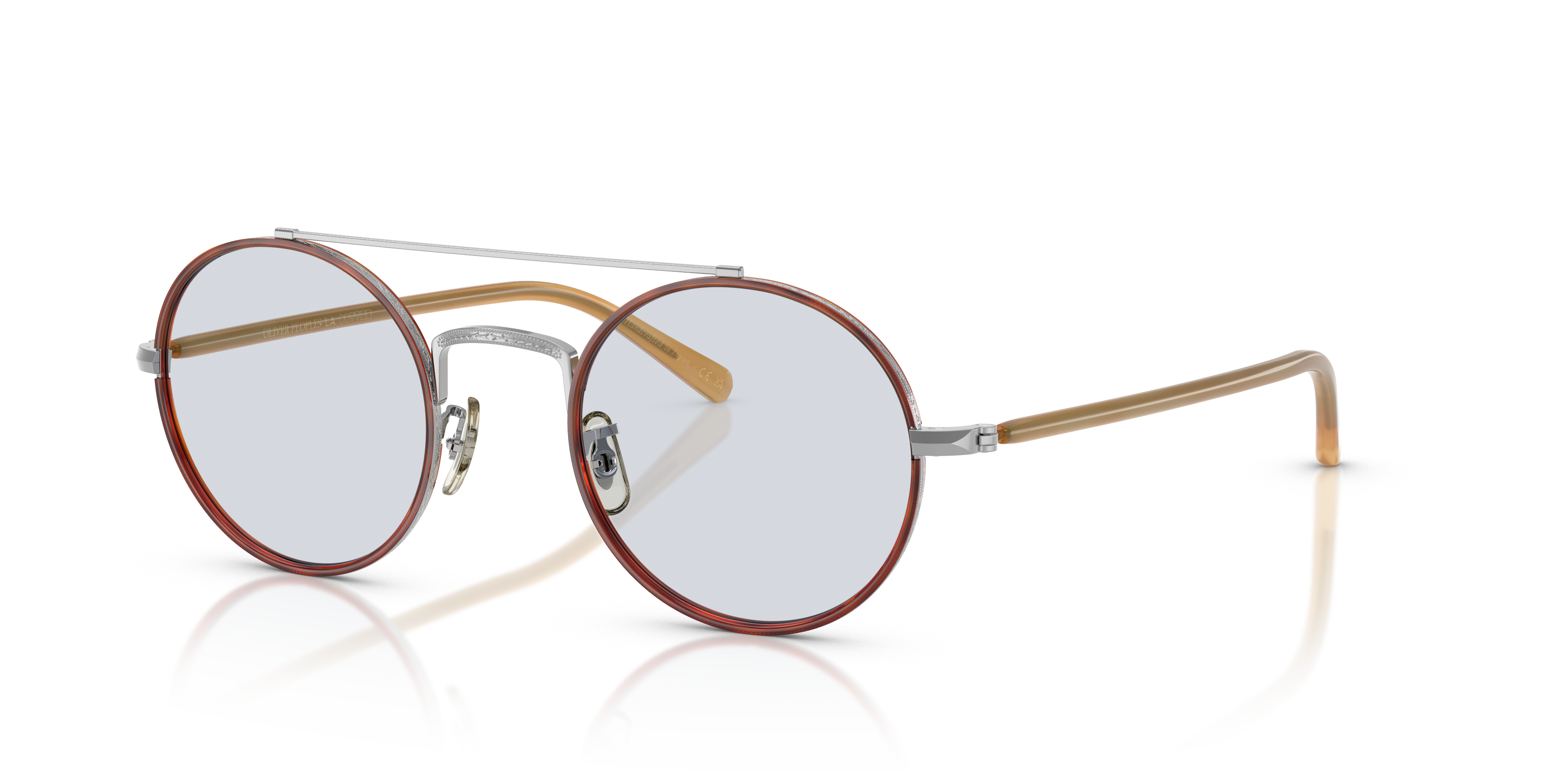 Oliver Peoples Etlin with Silver/Amber frame | Oliver Peoples® US