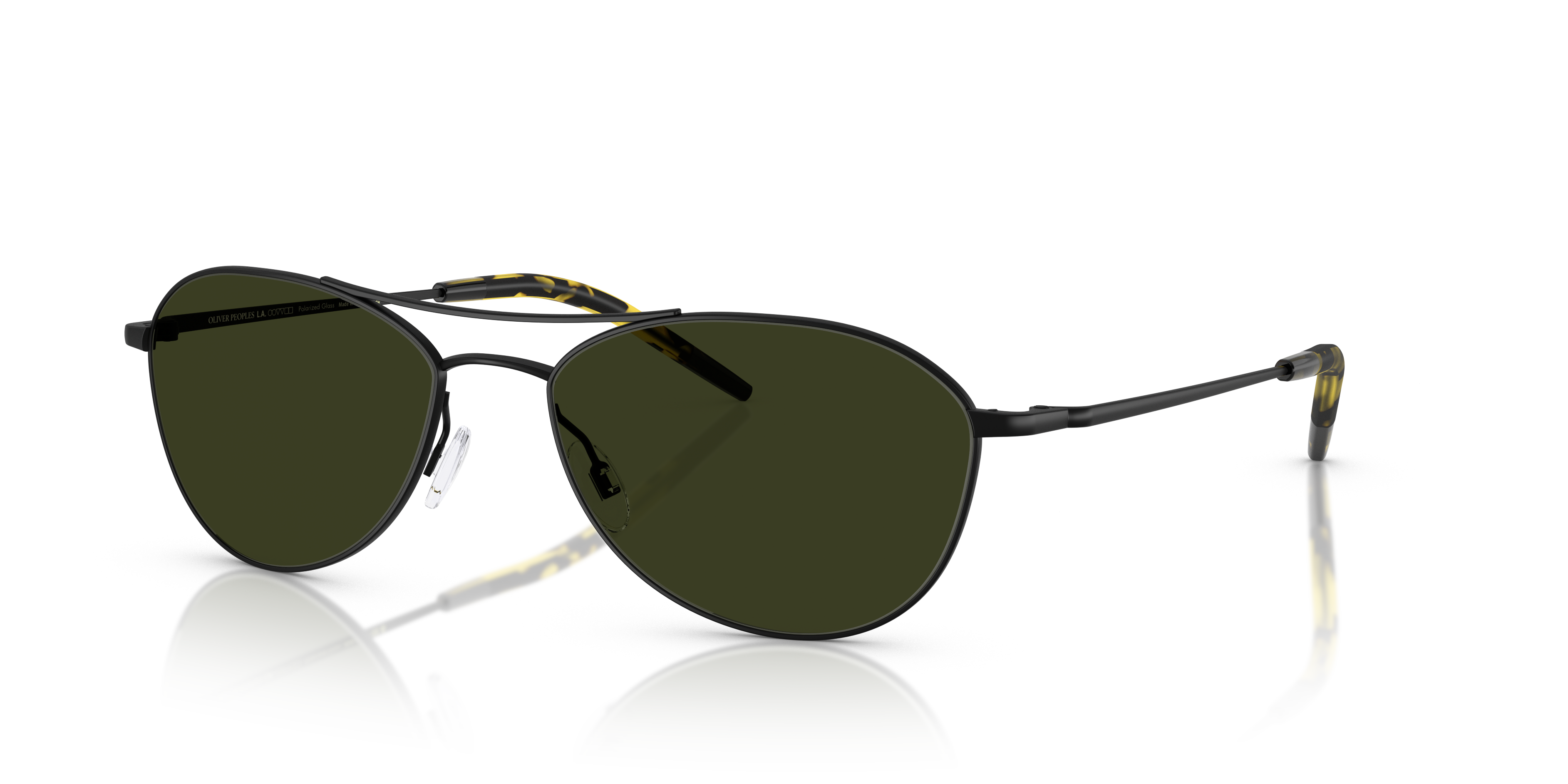 サングラス+メガネ OLIVERPEOPLES Aero II Oliver Peoples Aero II with Matte Black frame and G15 Polar lenses