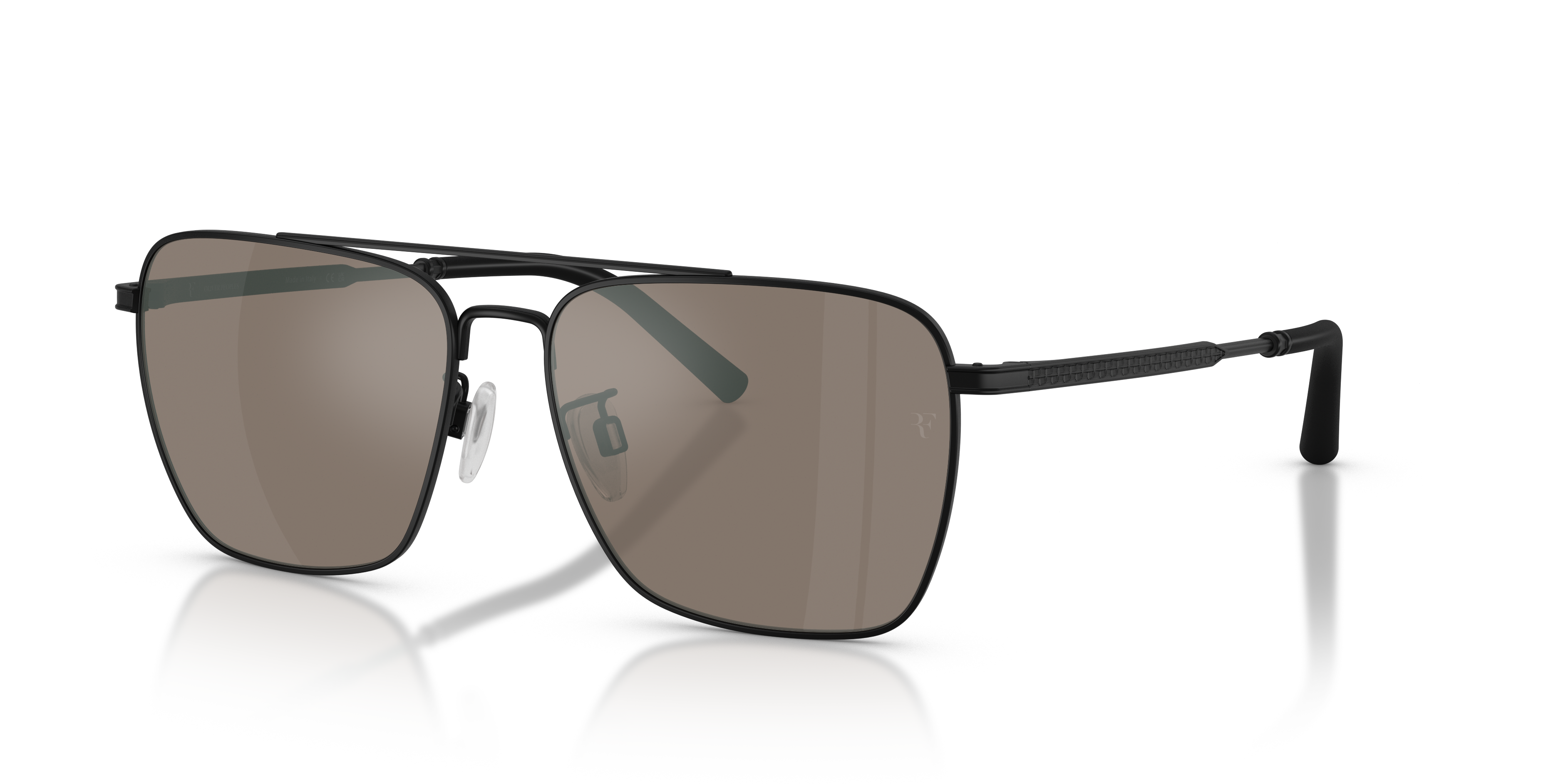 Oliver Peoples R-15 with Matte Black frame and Sierra Flash Mirror