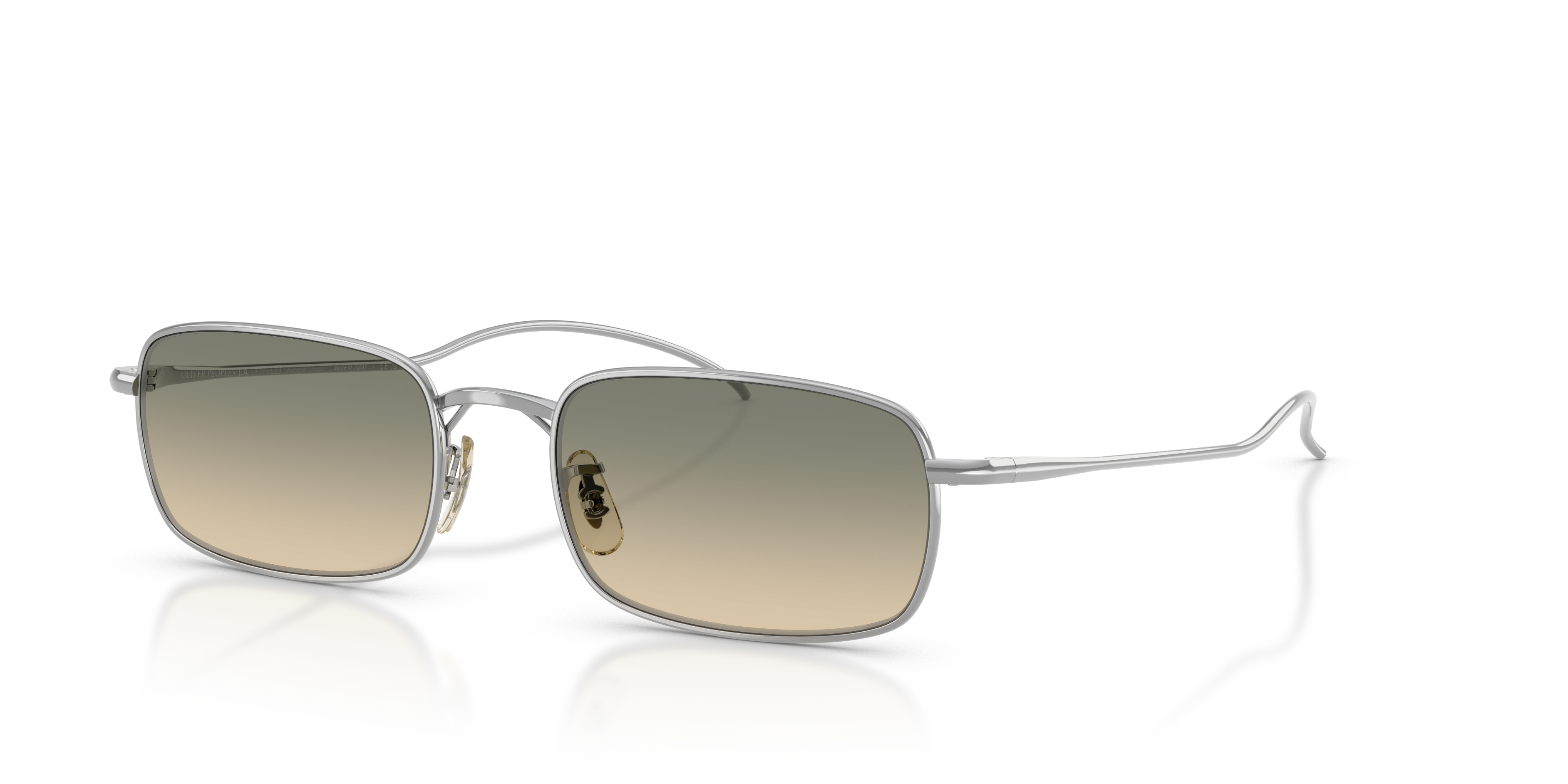 Oliver Peoples TK-14 with Silver frame and Enoki Gradient Wash to