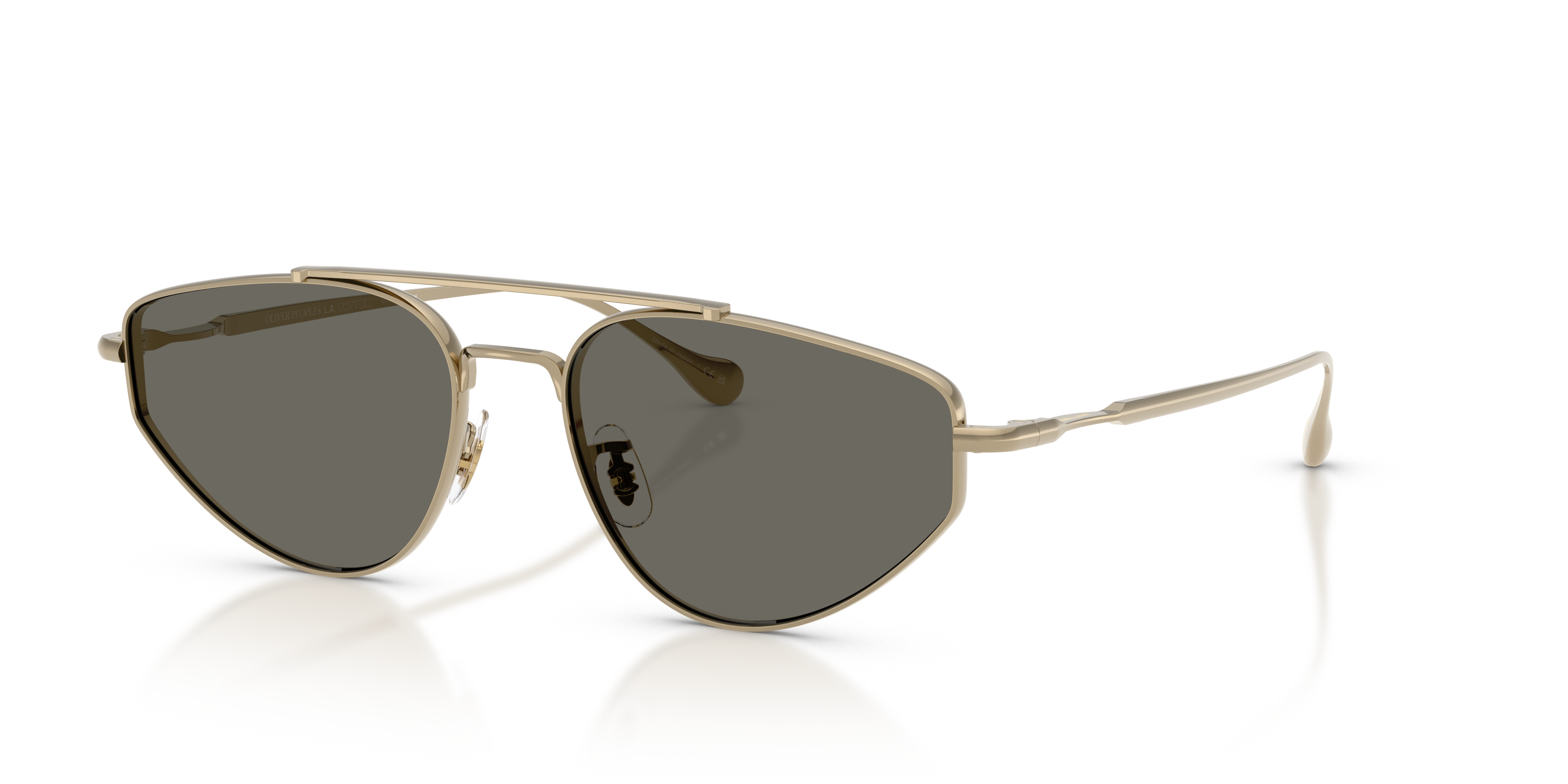 Oliver Peoples Edition 5 with Gold frame and Carbon Grey lenses