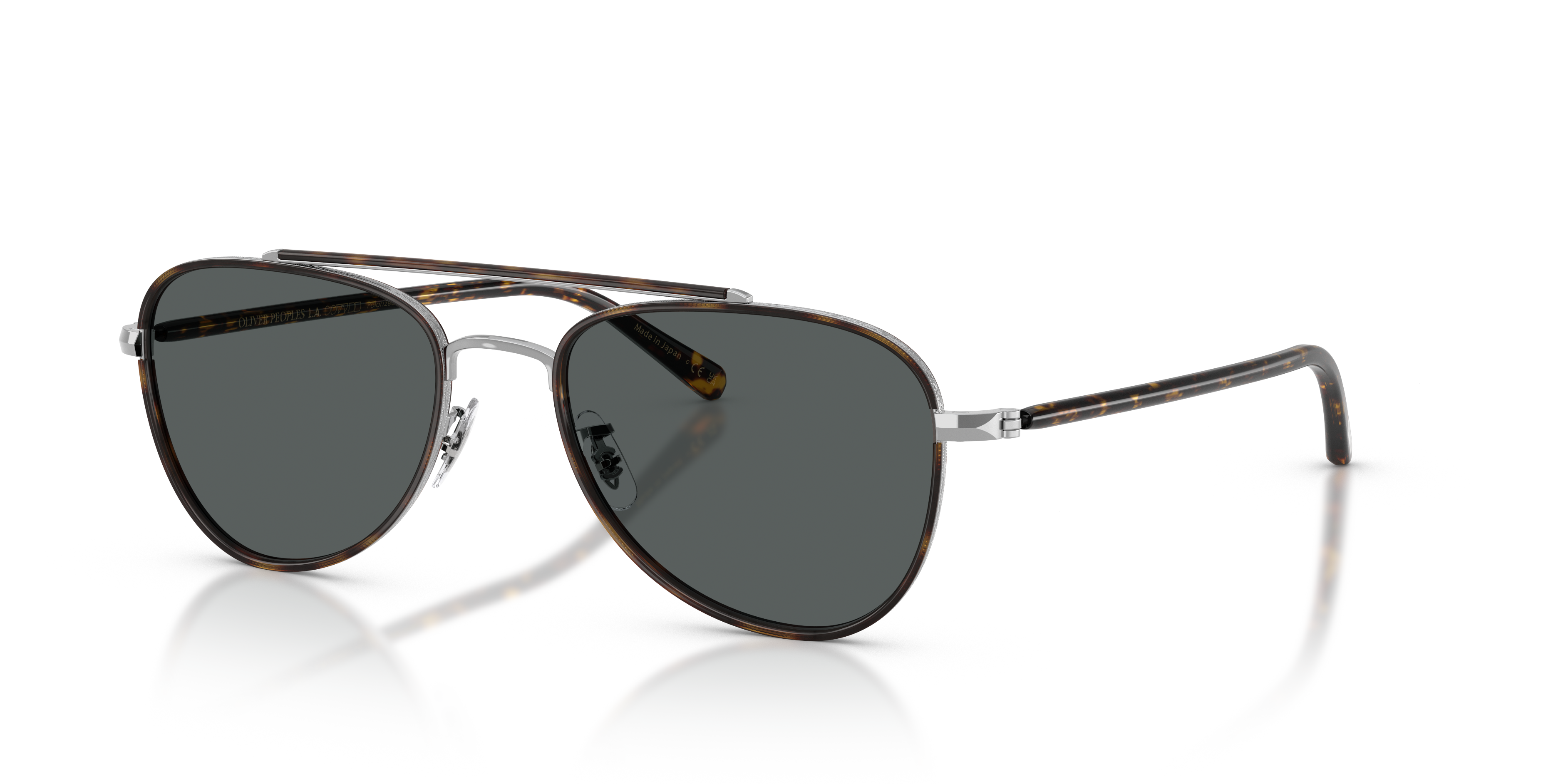 Oliver Peoples Sacoye with Silver frame and Midnight Express