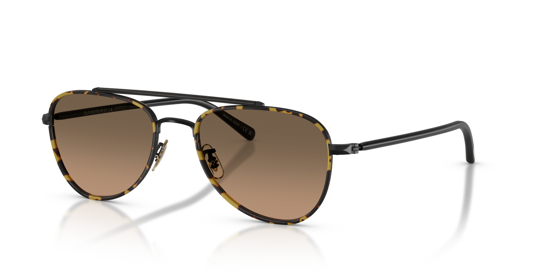 Oliver Peoples Sacoye with Matte Black/DTB frame and Sandstone