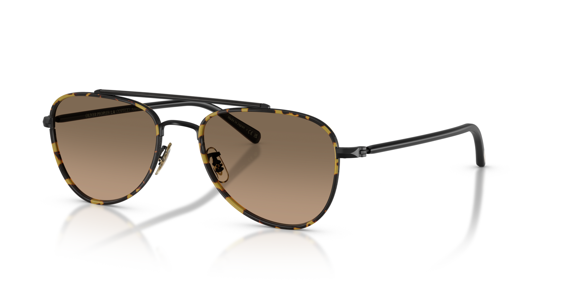 Oliver Peoples Sacoye with Matte Black/DTB frame and Sandstone
