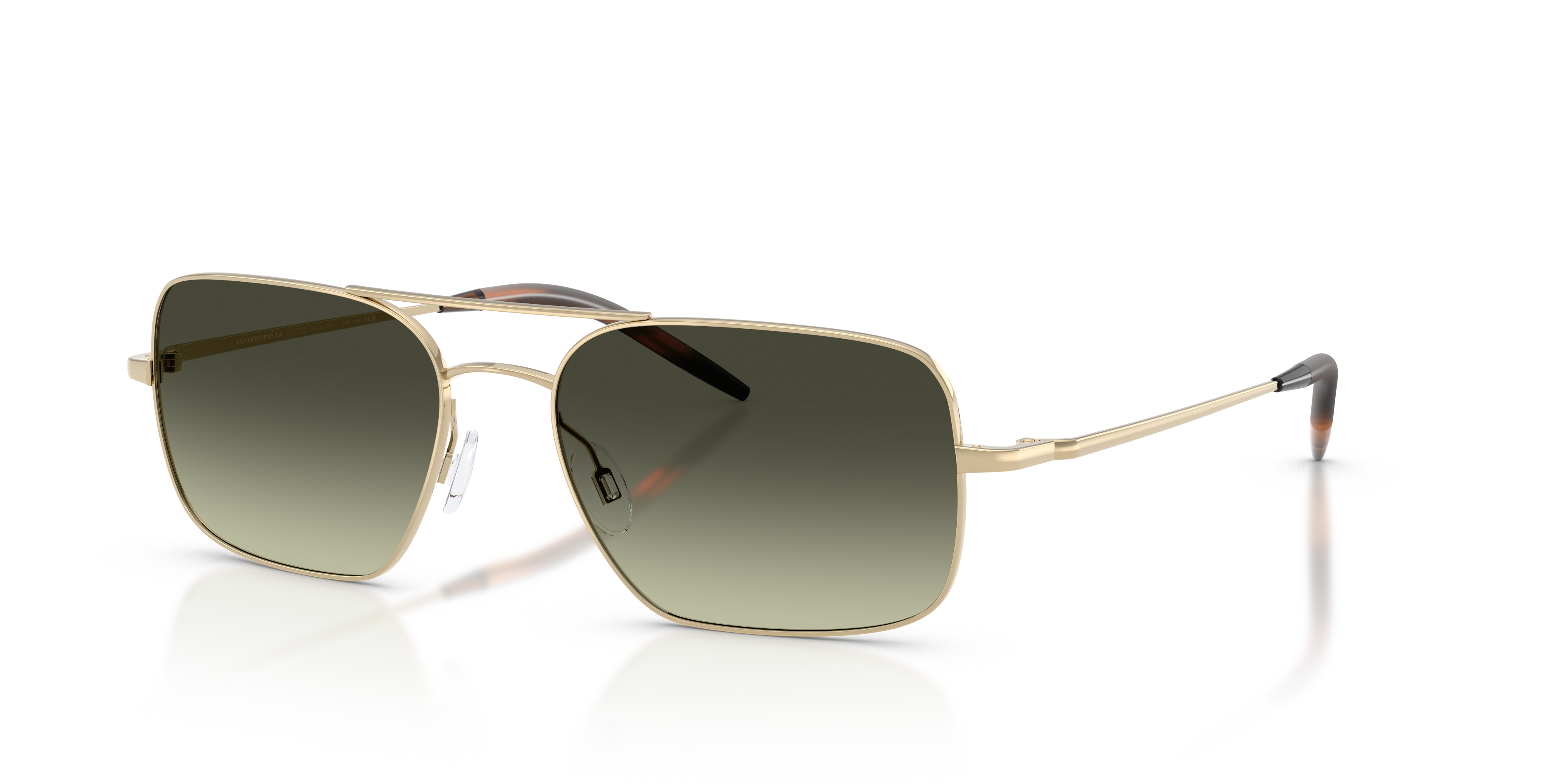 Oliver Peoples Victory II with Gold frame and G-15 Gradient lenses