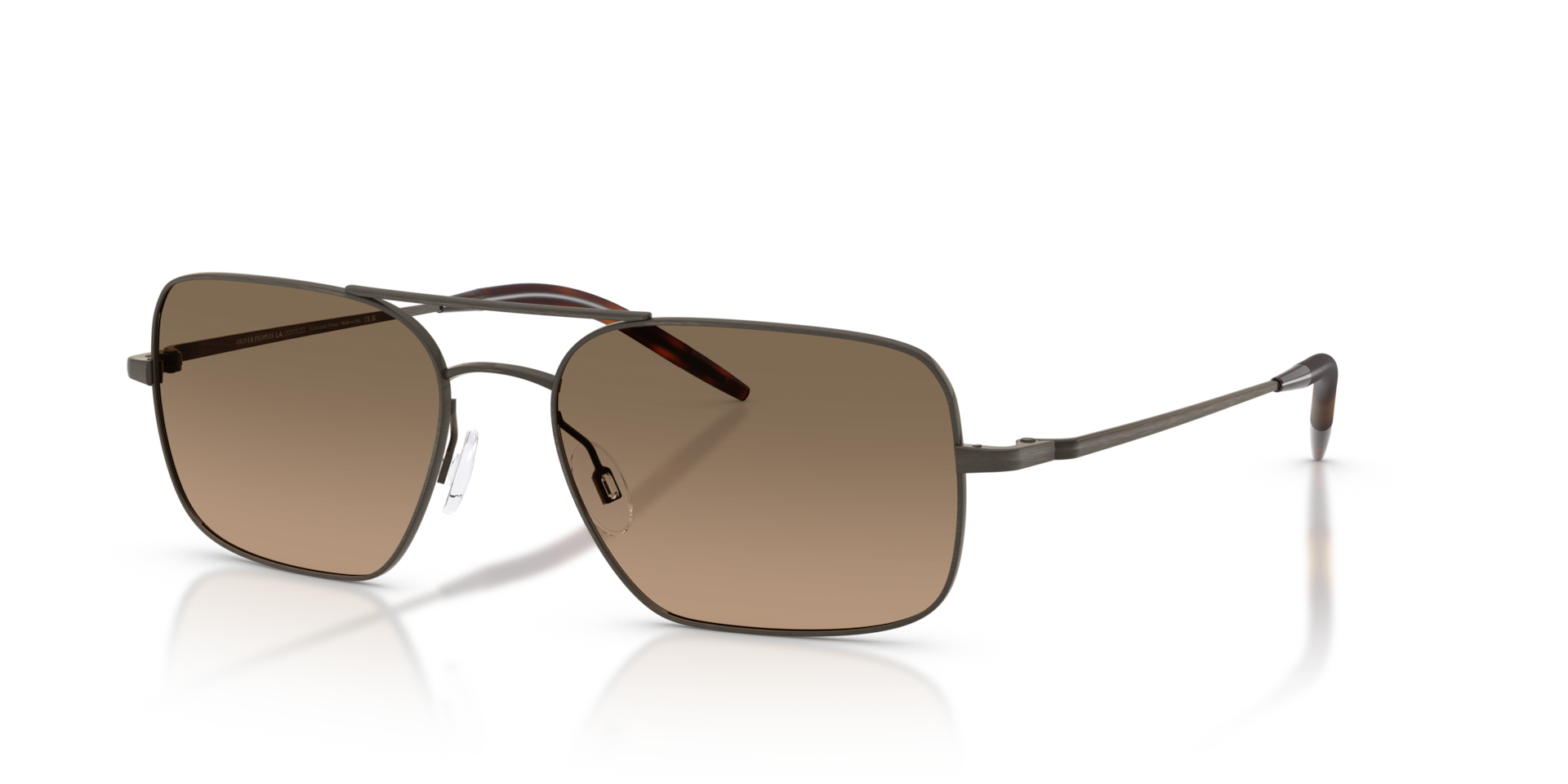 Oliver Peoples Victory II with Pewter frame and Sandstone Gradient