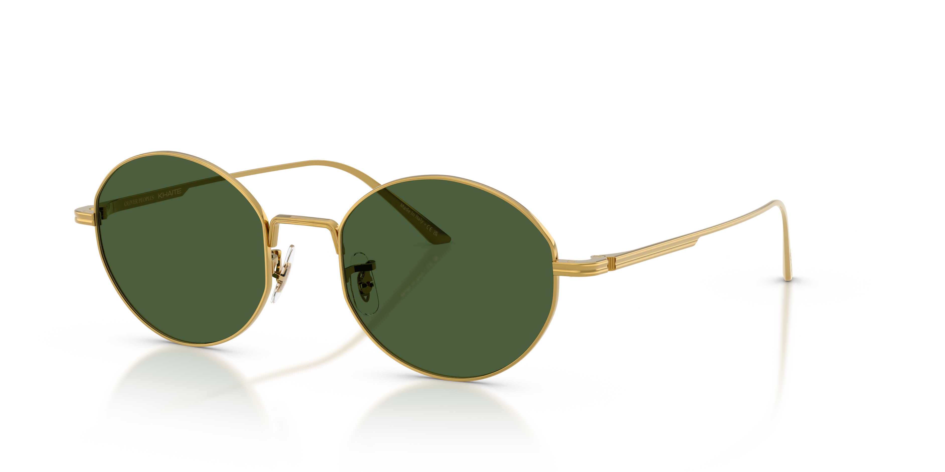 Oliver Peoples 1994C with Gold frame and Vibrant Green lenses