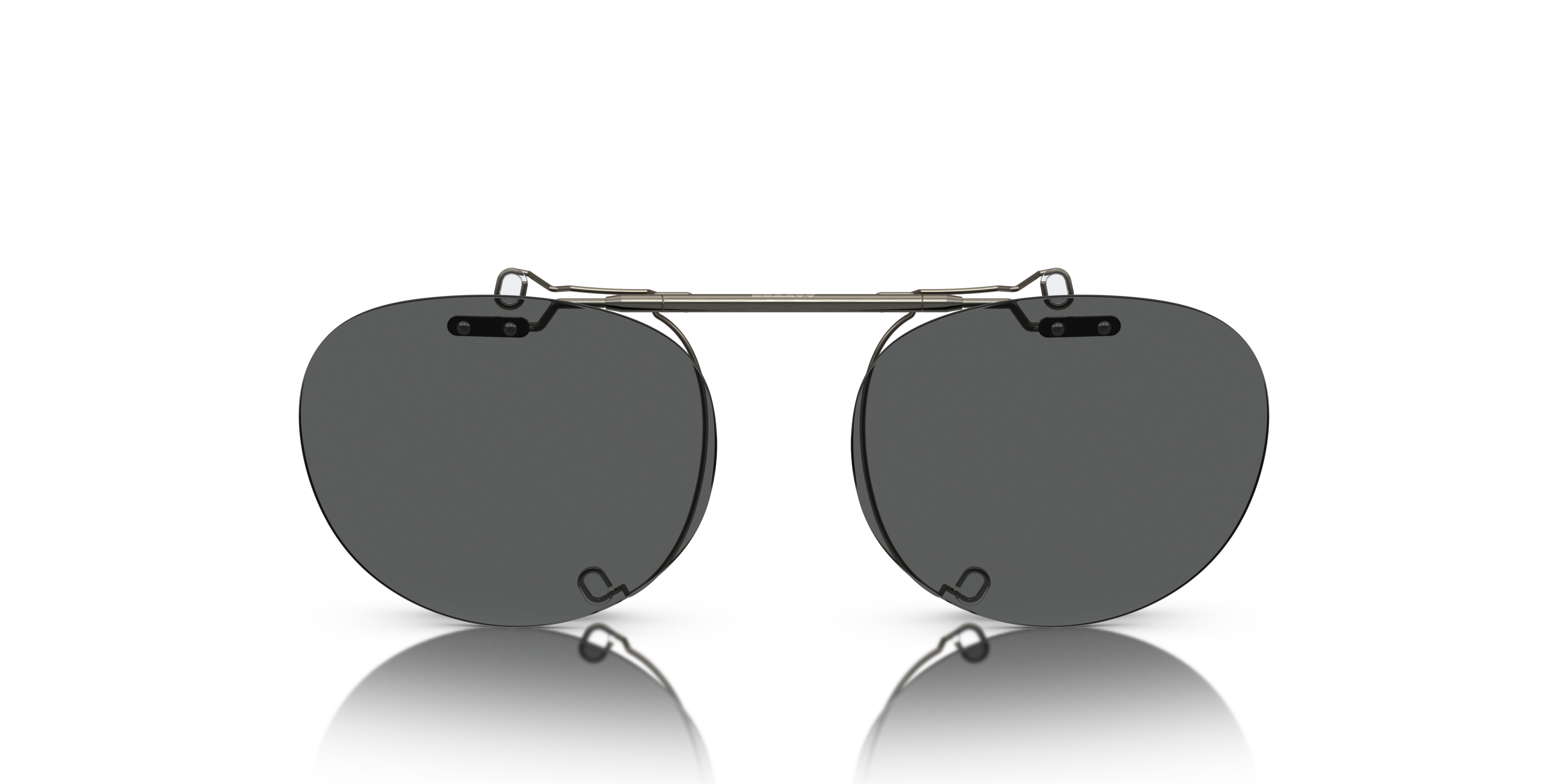 美品　OLIVER PEOPLES Riley-P-CF Limited Oliver Peoples Riley-R Flip-Up Clip with Antique Pewter frame and