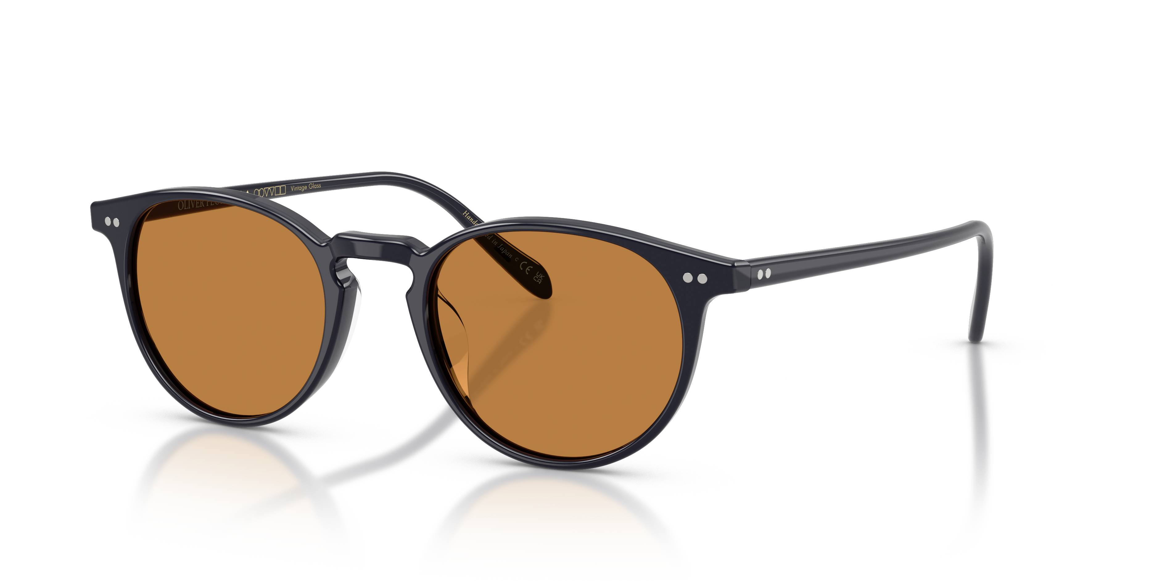 Oliver Peoples Riley Sun with Havana Indigo frame and Cognac