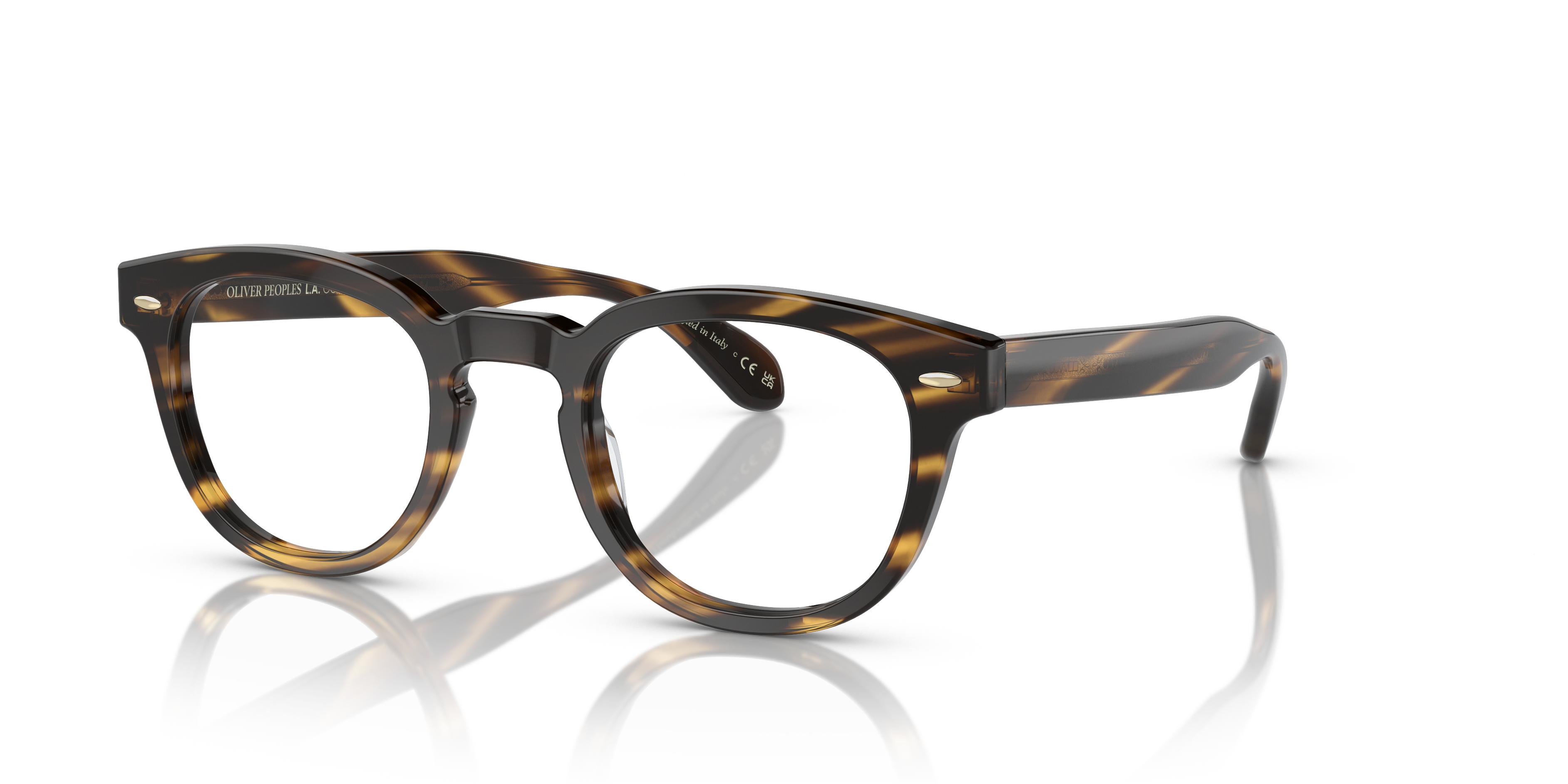 Oliver Peoples Sheldrake Low Bridge Fit with Cocobolo frame