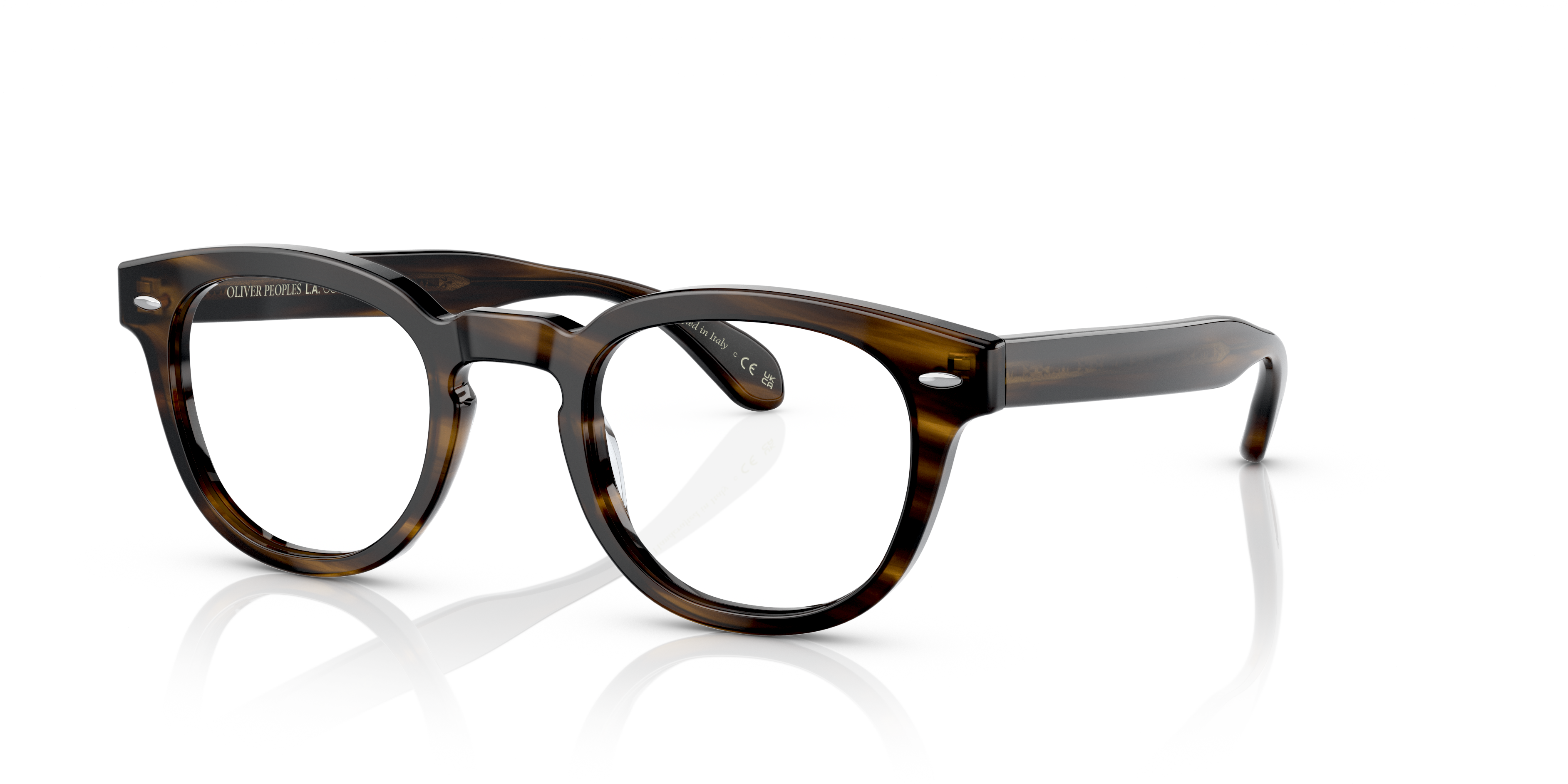 Oliver Peoples Sheldrake Low Bridge Fit with Bark frame | Oliver