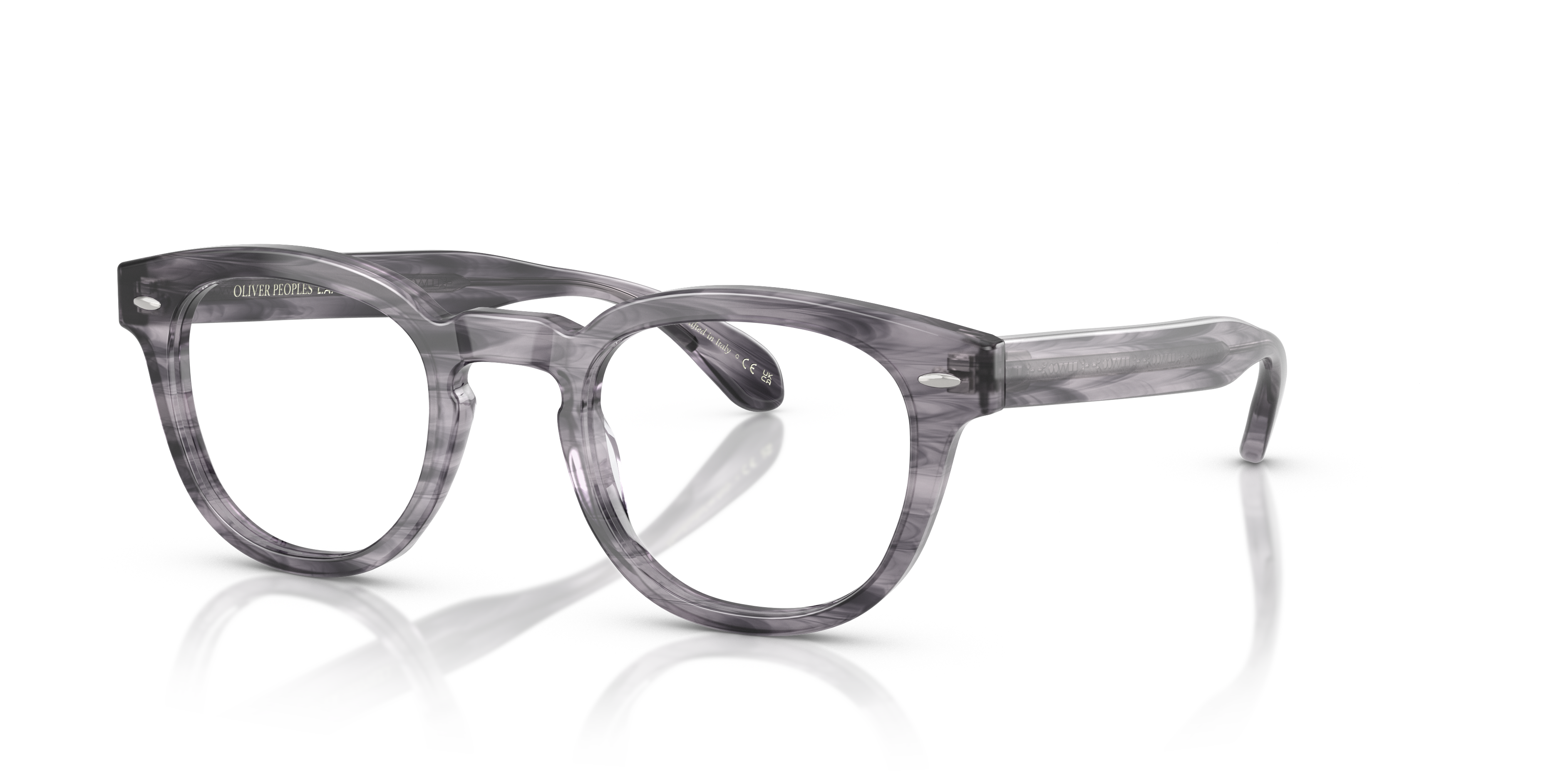 Oliver Peoples Sheldrake Low Bridge Fit with Navy Smoke frame