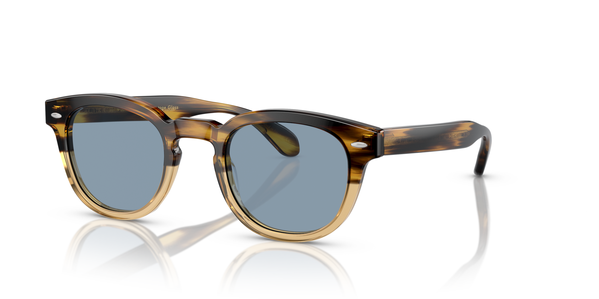 Oliver Peoples Sheldrake Sun with Canarywood Gradient frame and