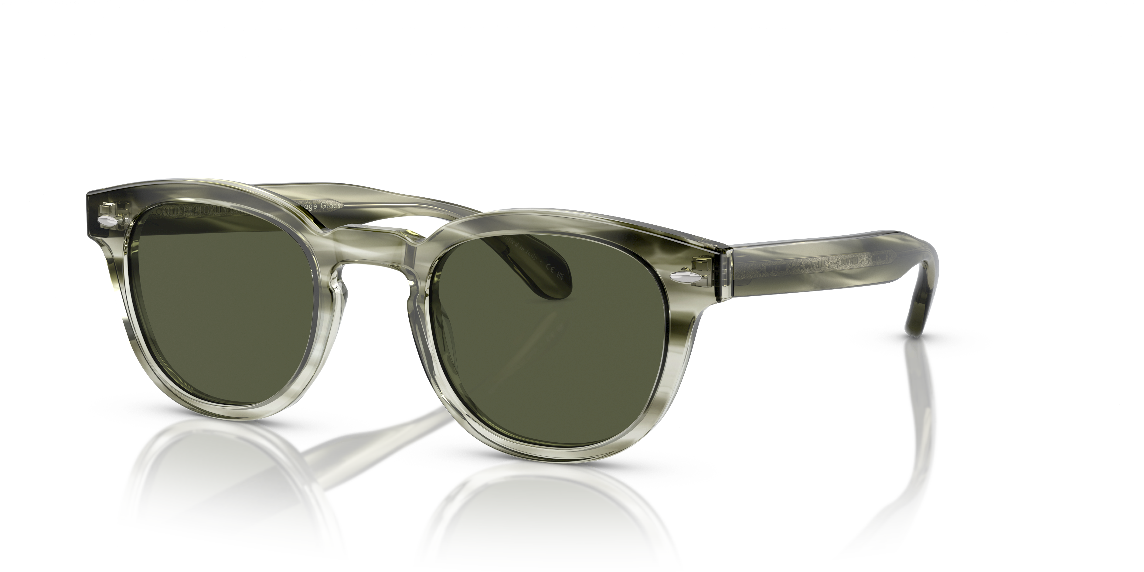 Oliver Peoples Sheldrake Sun with Washed Jade frame and G-15