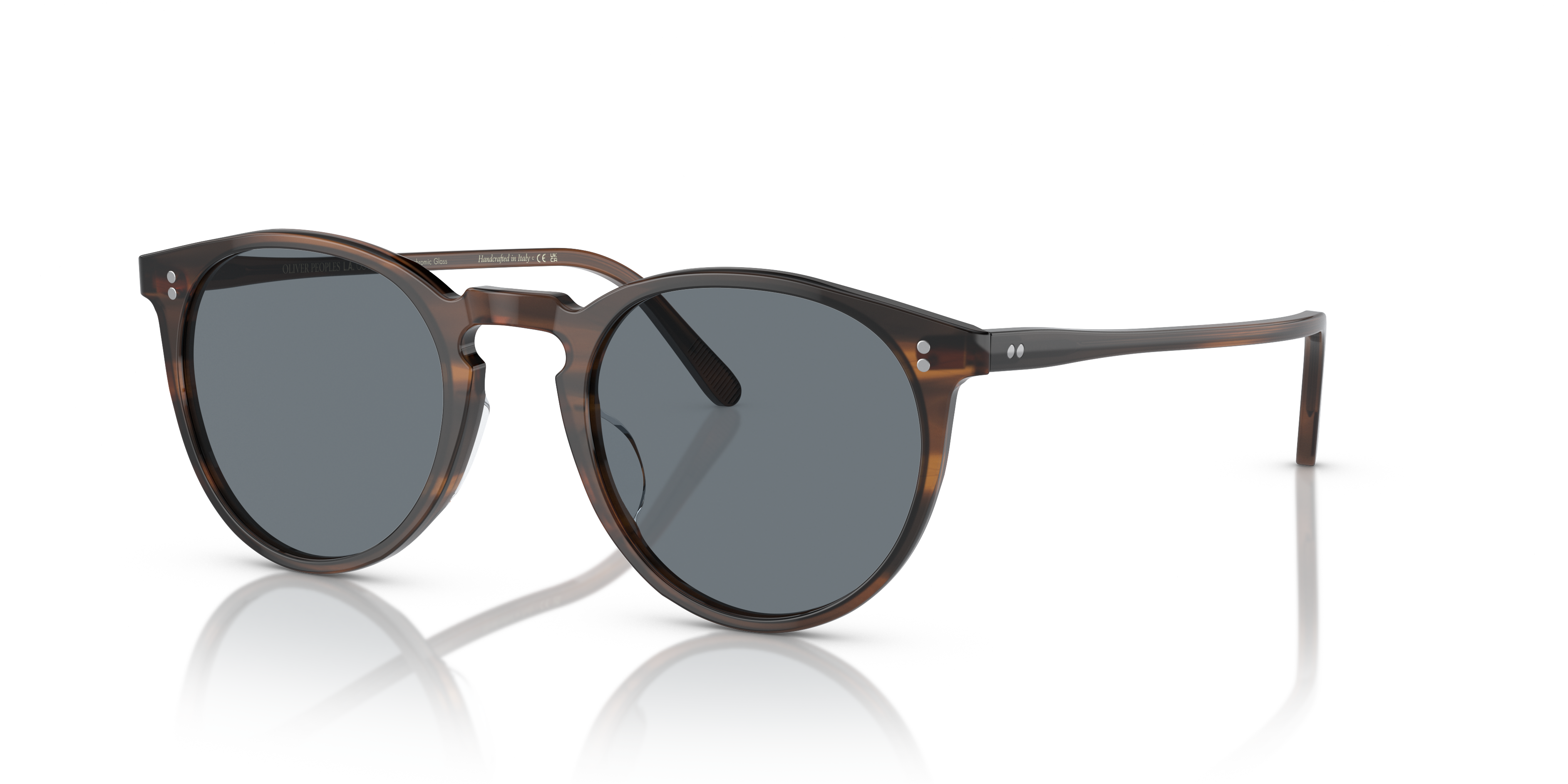 Oliver Peoples O'Malley Sun with Tuscany Tortoise frame and Indigo