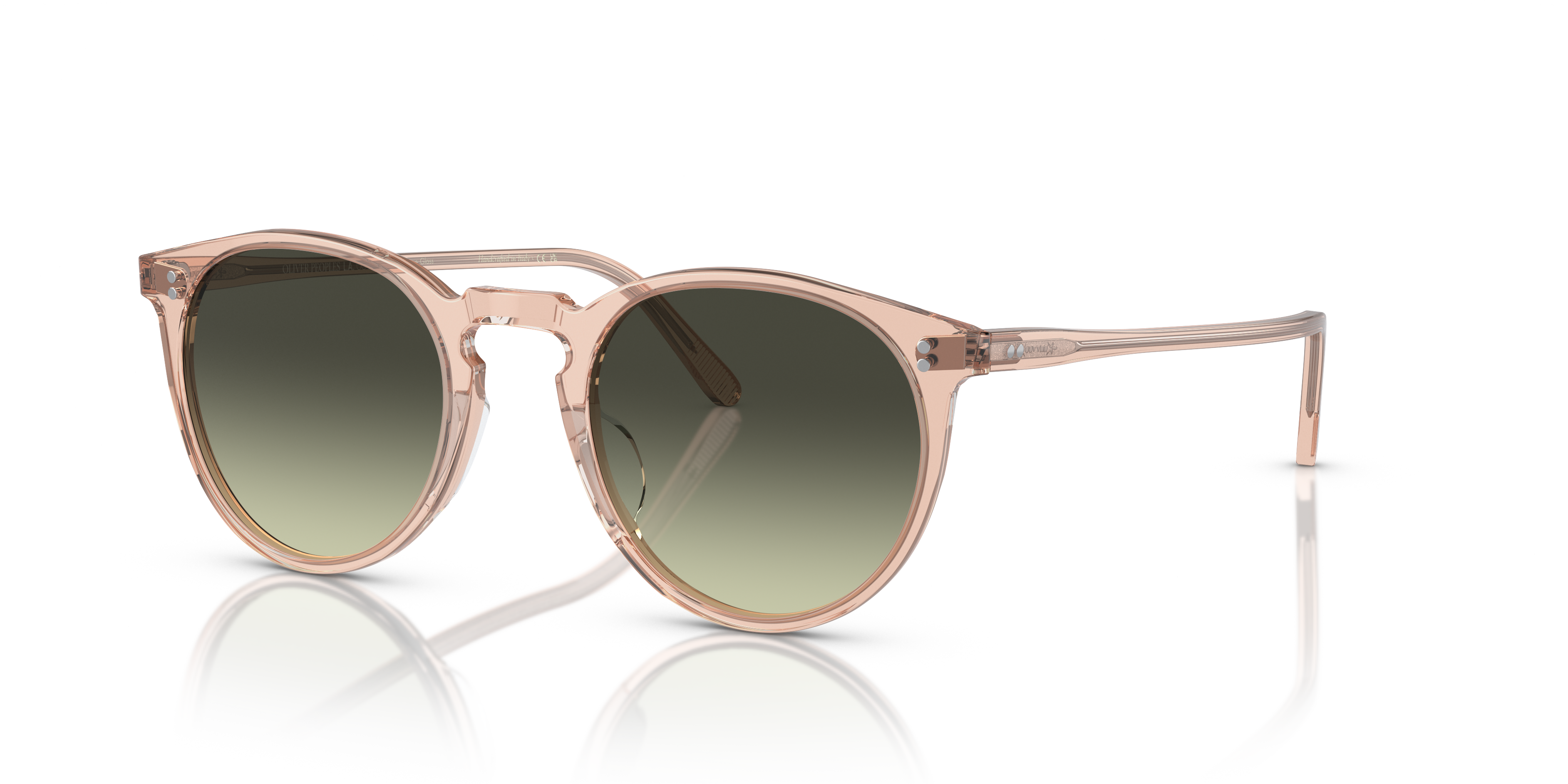 Oliver Peoples O'Malley Sun with Champagne Quartz frame and G-15