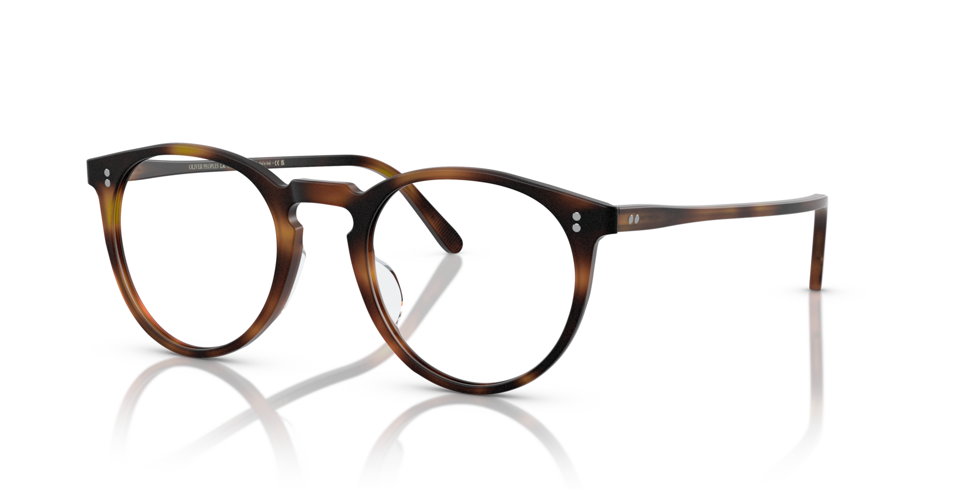 Oliver Peoples O'Malley with Semi-Matte Dark Mahogany frame