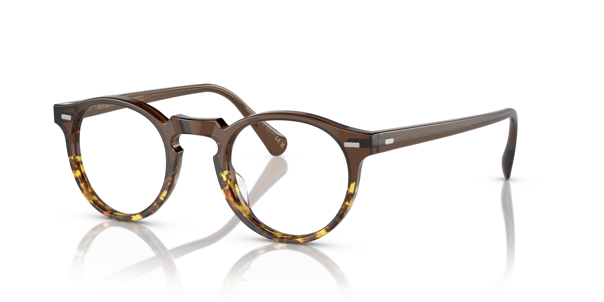 グラブル ウリエンス Oliver Peoples Gregory Peck with Espresso/382 Gradient frame