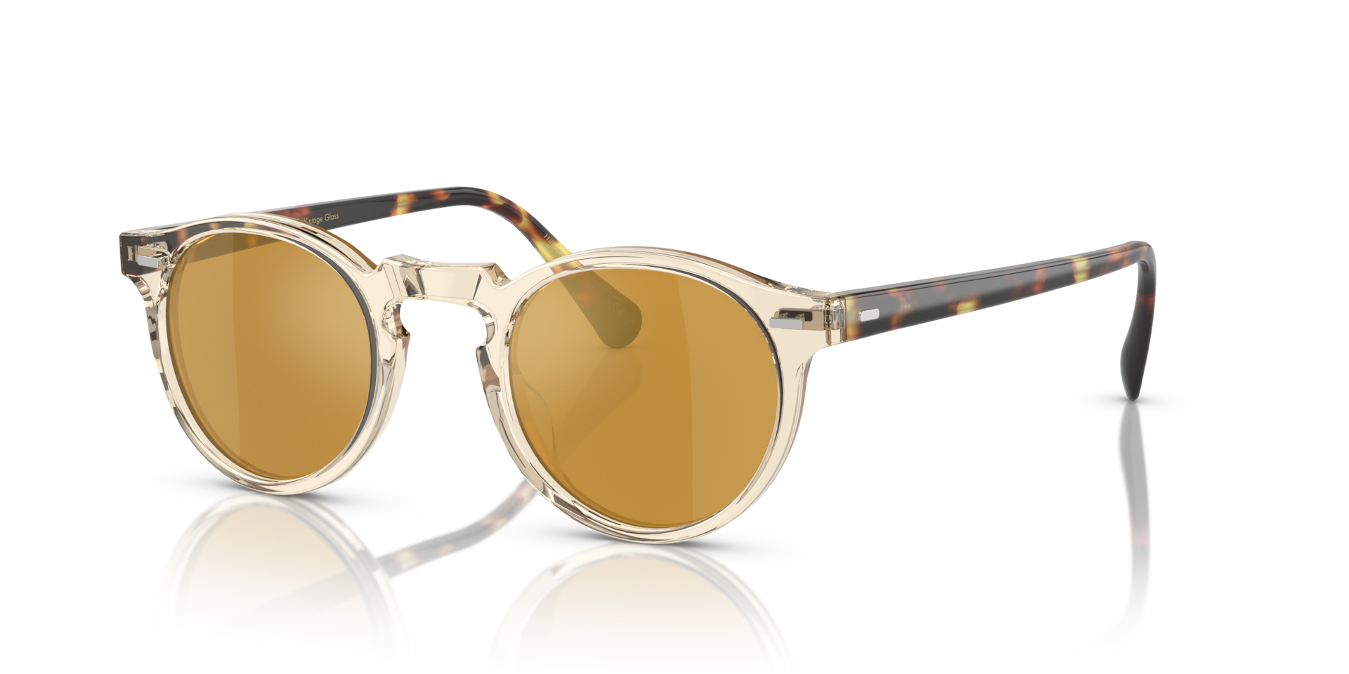 Oliver Peoples Gregory Peck Sun with Buff-DTB frame and Brown