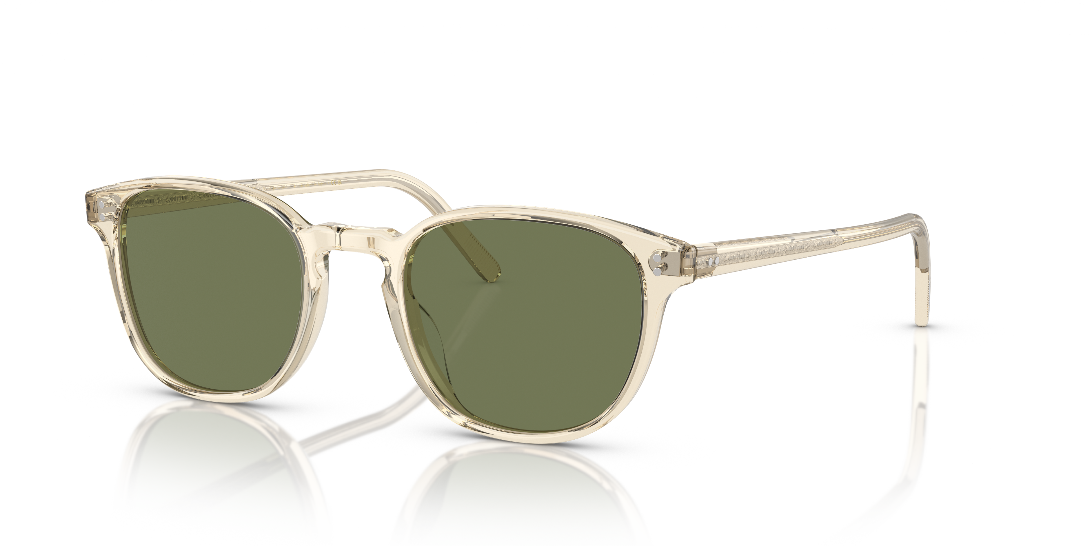 新品未使用　OLIVER PEOPLES OV5219 Fairmont sun Oliver Peoples Fairmont Sun with Buff frame and Green lenses