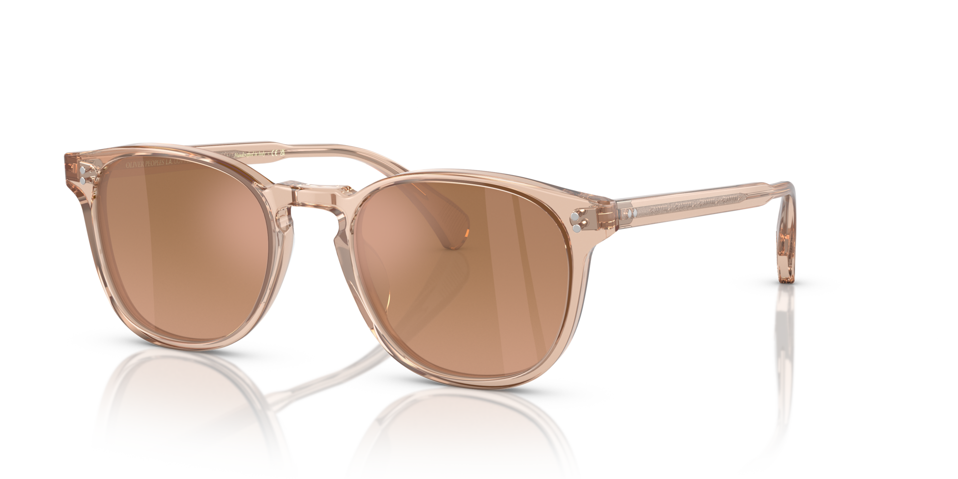 新品未使用 オリバーピープルズ Finley Esq Sun イタリア製 Oliver Peoples Finley Esq. Sun with Blush frame and Light Brown